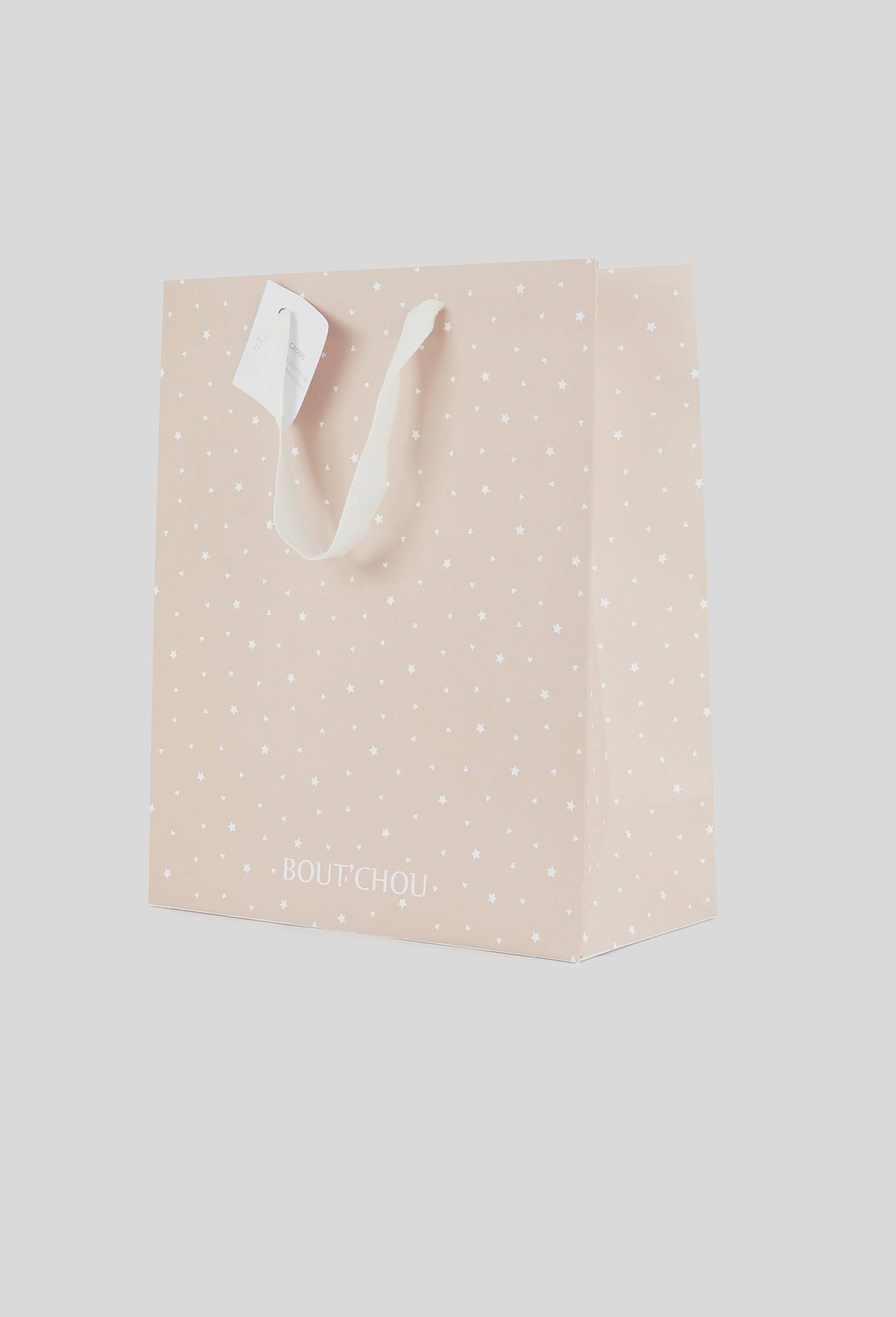 Sac cadeau &agrave; motifs, Rose clair, large image number 1
