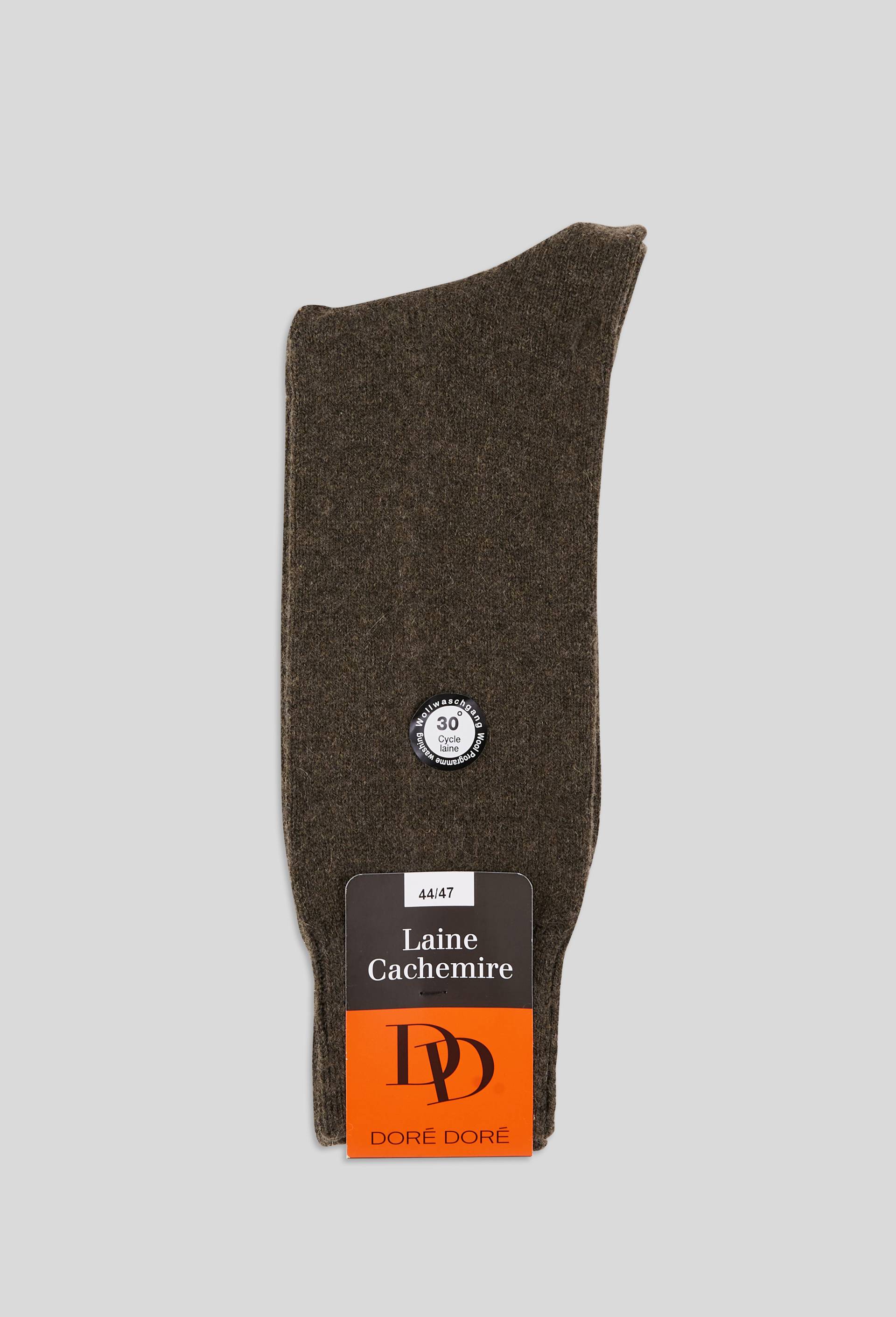 Paire de chaussettes en laine contenant du cachemire Dor&eacute; Dor&eacute;, Vert fonc&eacute;, swatch image