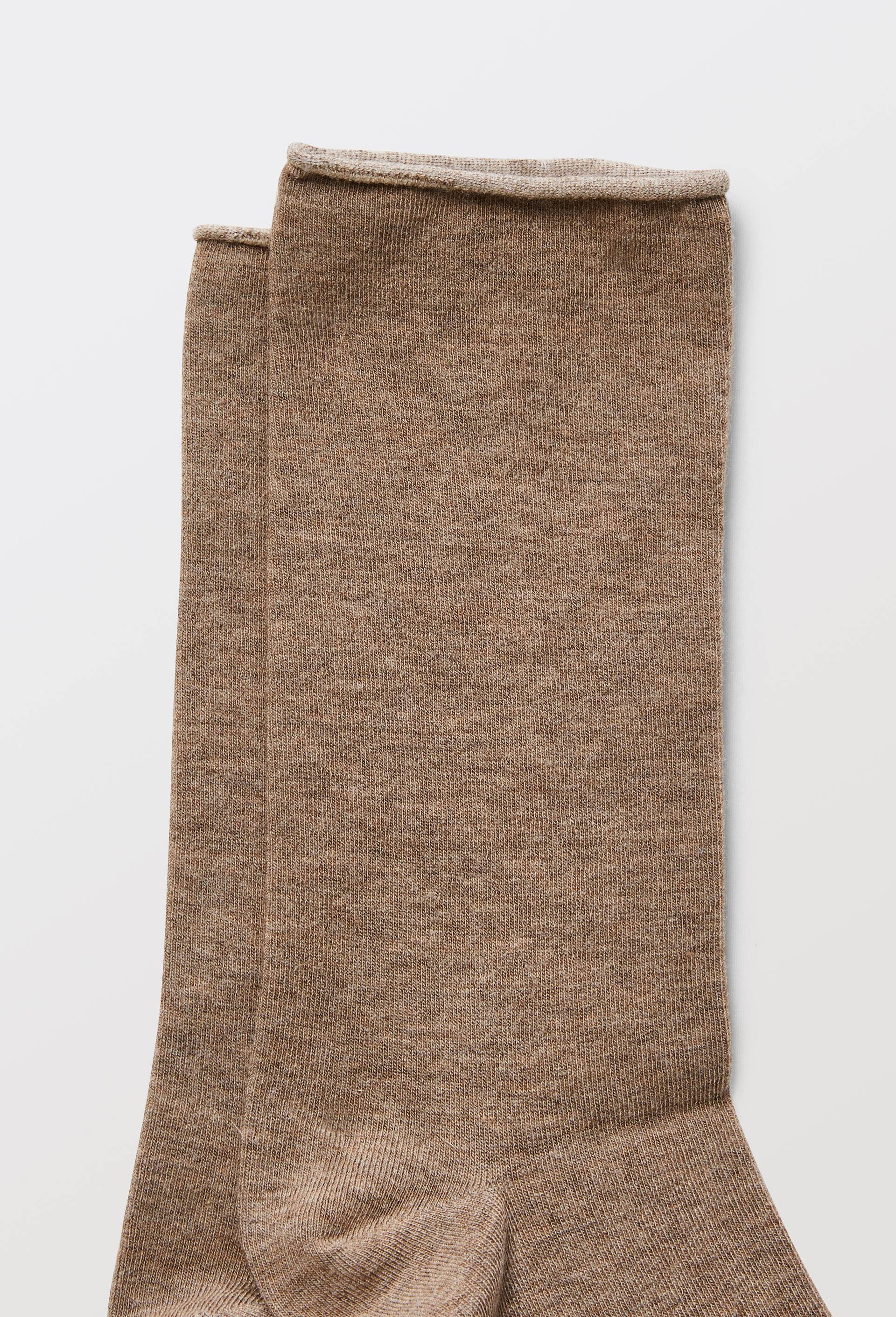 Paire de chaussettes contenant du cachemire Le Bourget, Beige, large image number 1