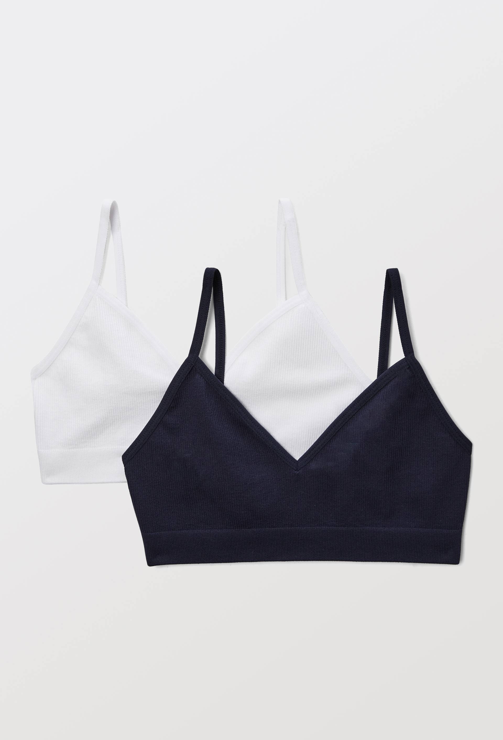 Lot de 2 brassi&egrave;res GABRIELLE sans coutures, Bleu fonc&eacute;, swatch image