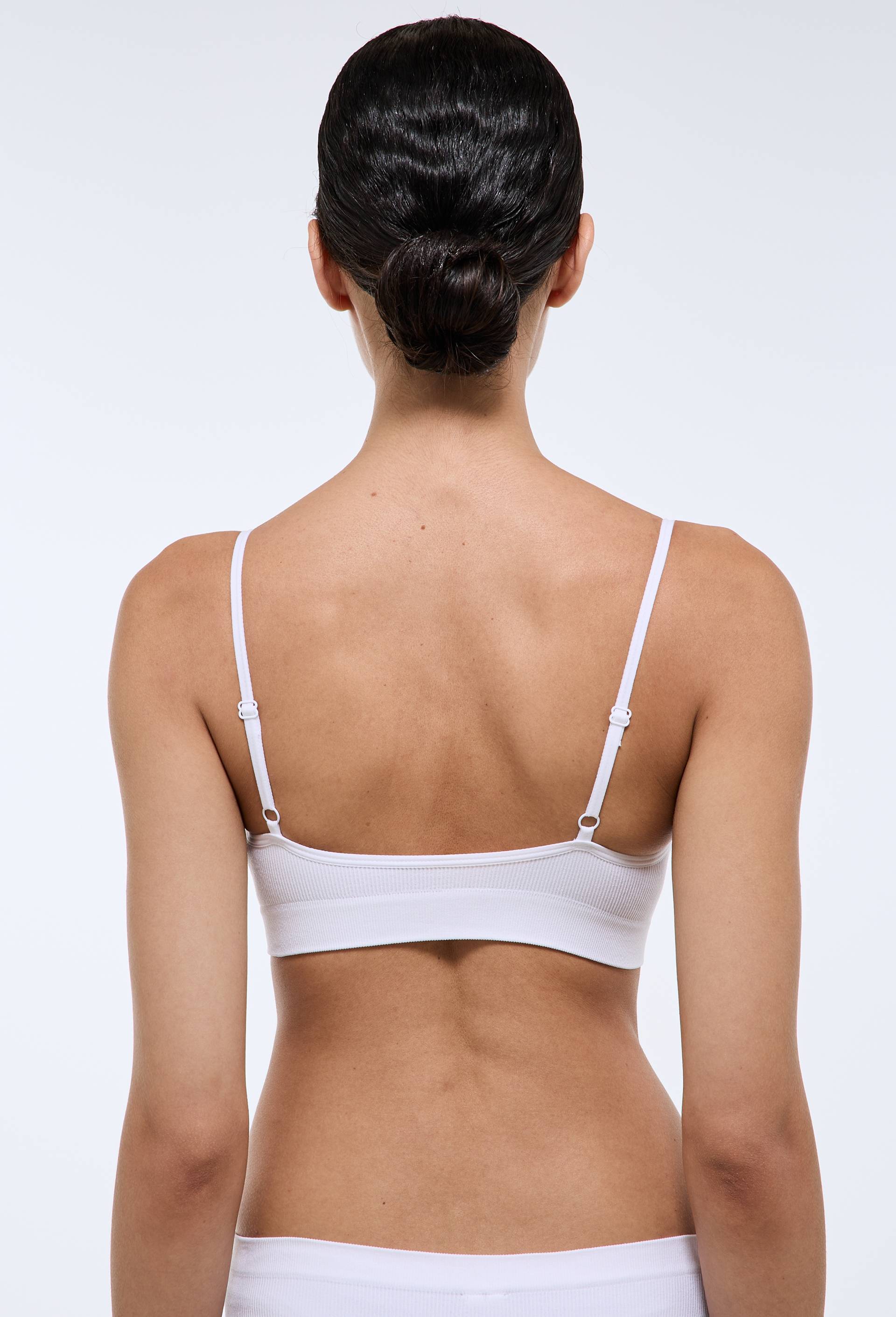 Lot de 2 brassi&egrave;res GABRIELLE sans coutures, Bleu fonc&eacute;, large image number 2