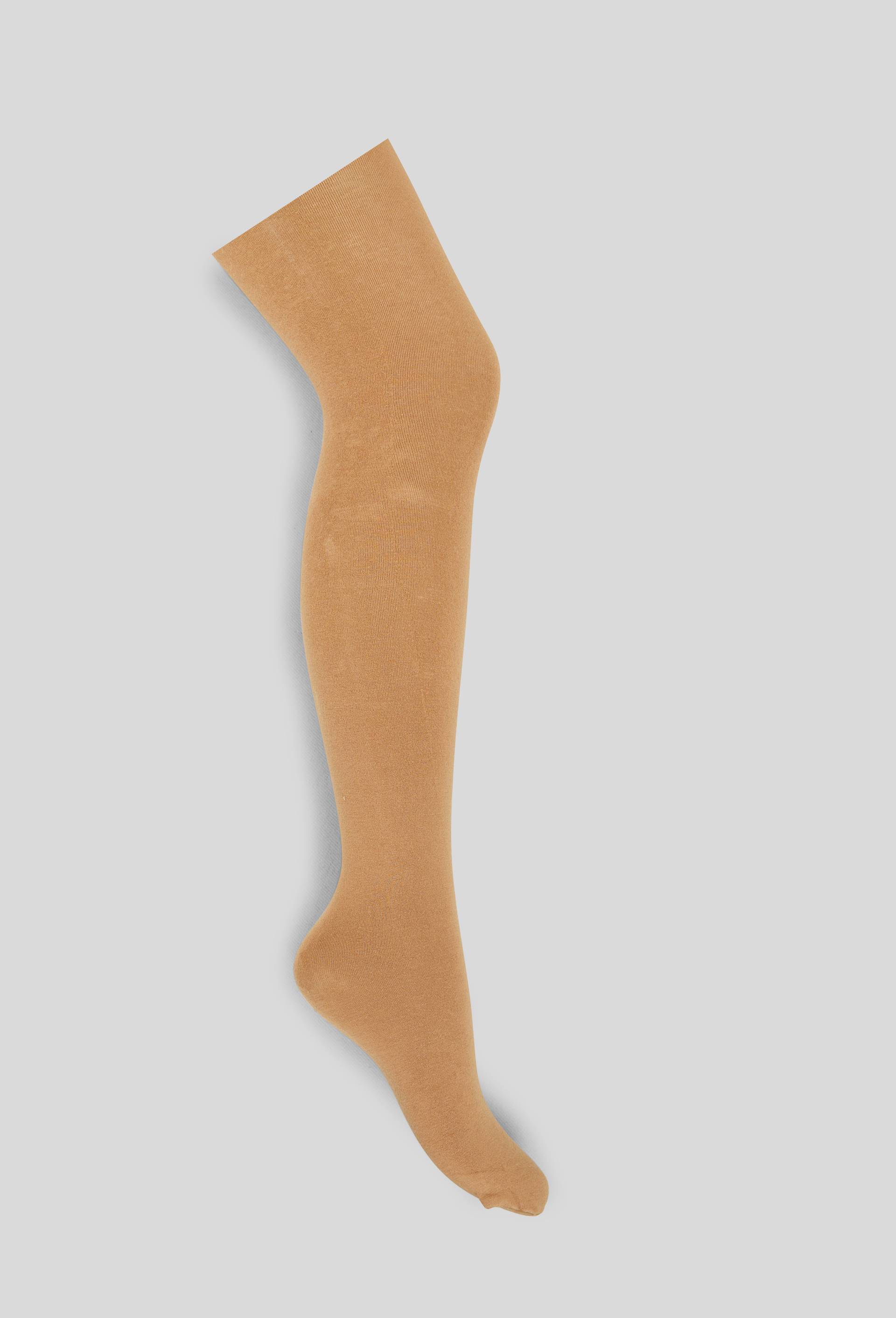 Collant chaud opaque Le Bourget, certifi&eacute; OEKO-TEX, Beige, large image number 1