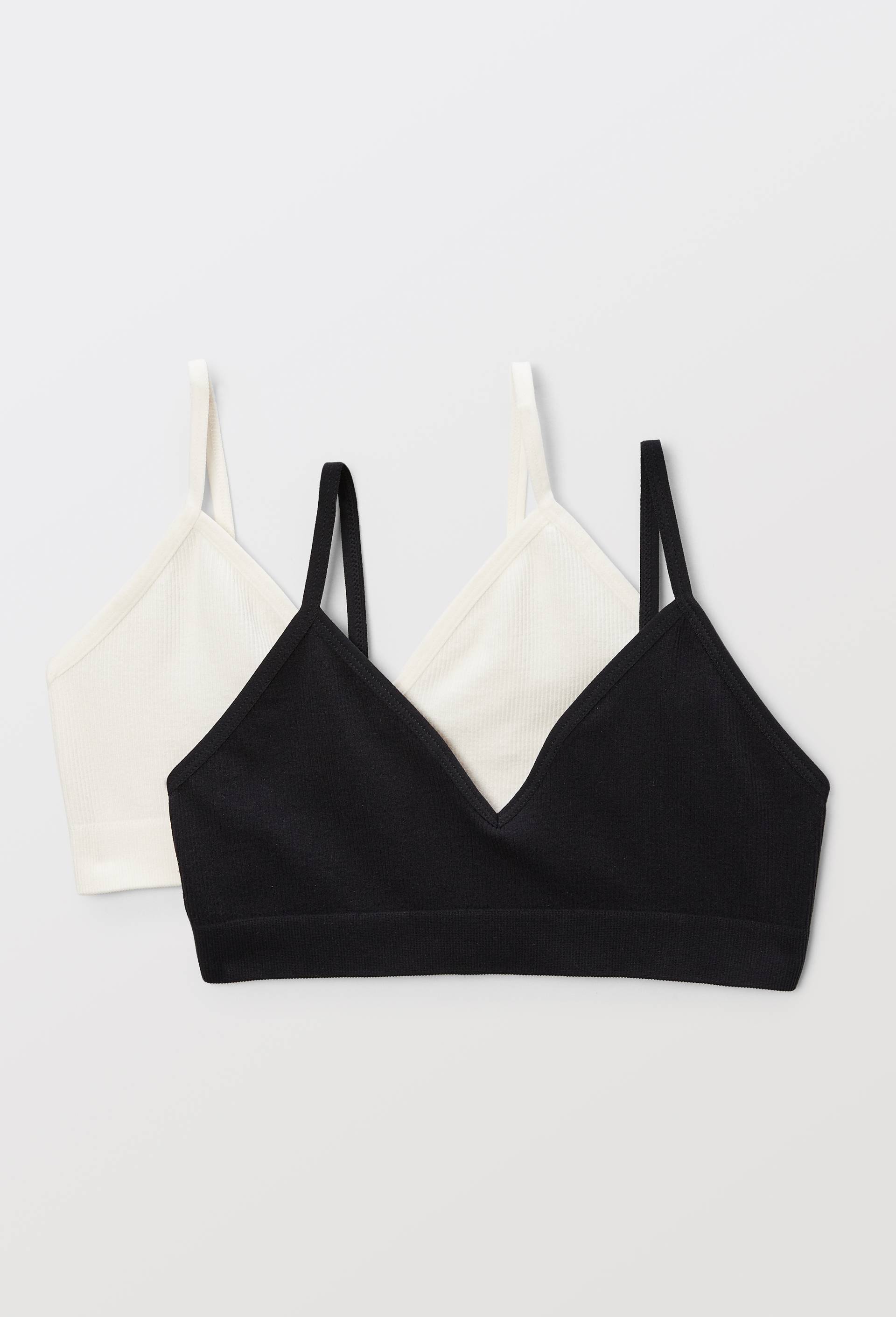 Lot de 2 brassi&egrave;res GABRIELLE sans coutures, Ecru, large image number 0.0