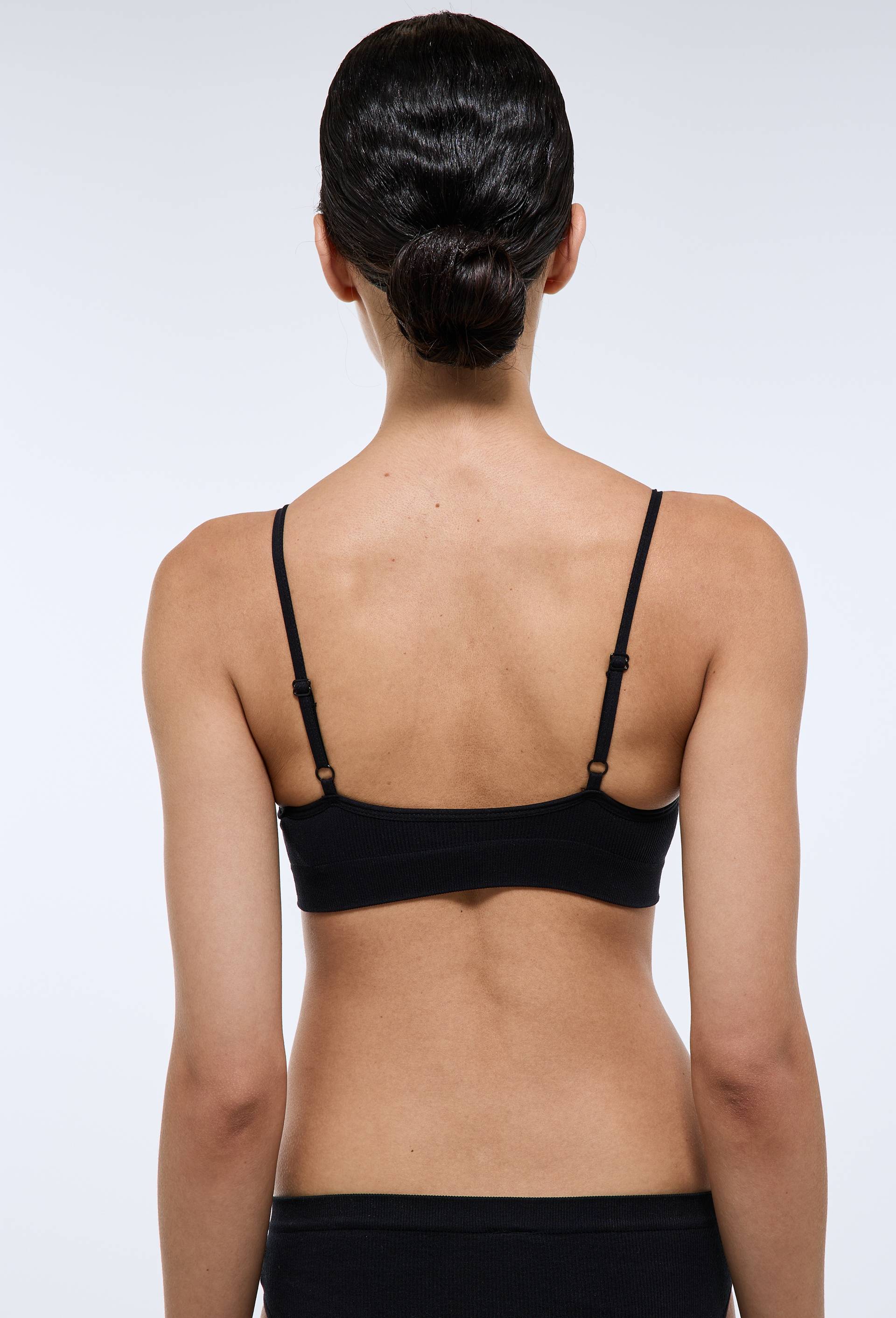 Lot de 2 brassi&egrave;res GABRIELLE sans coutures, Ecru, large image number 4.0