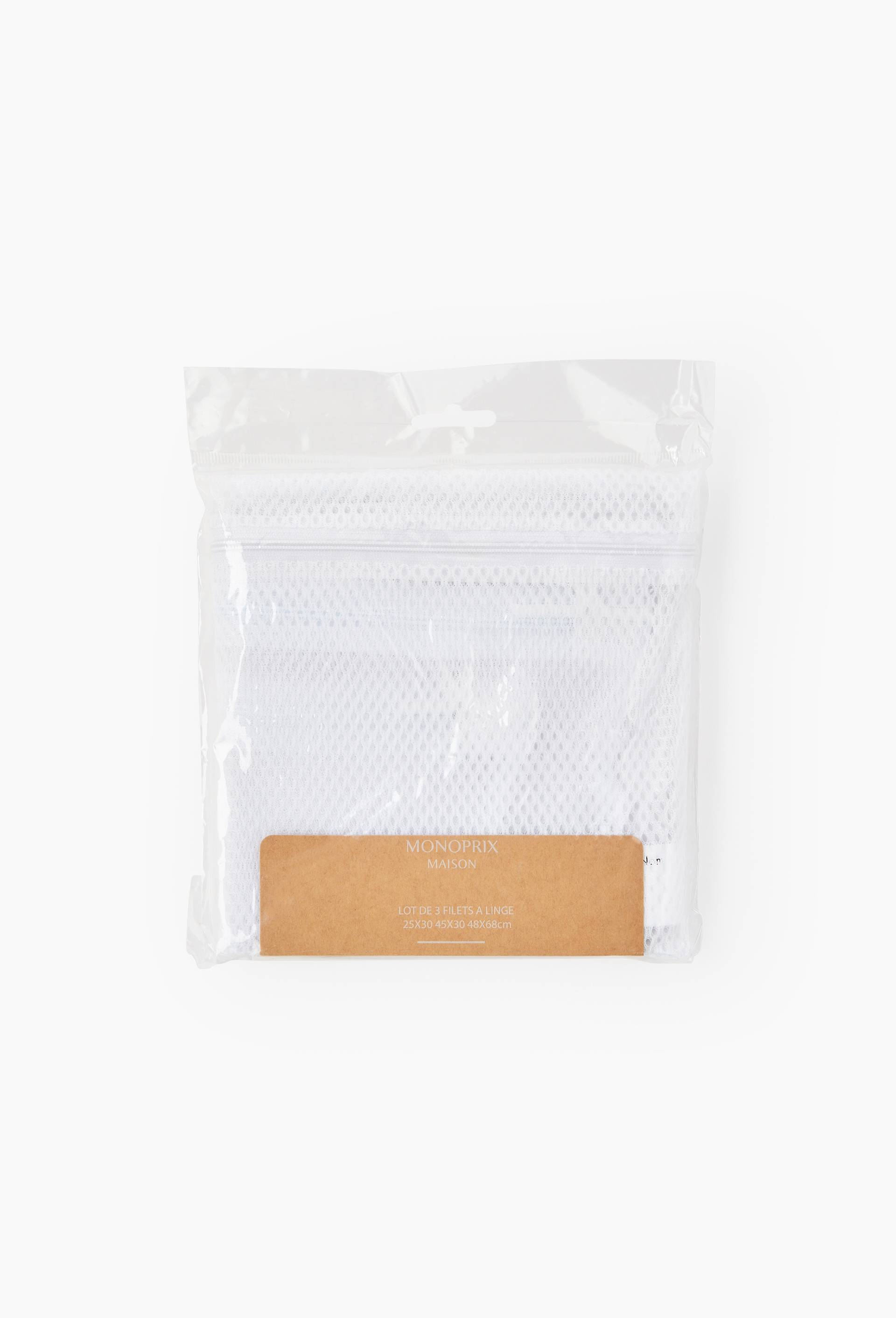Lot de 3 filet a linge, 25x30cm, 30x45cm, 48x68cm, , large image number 0