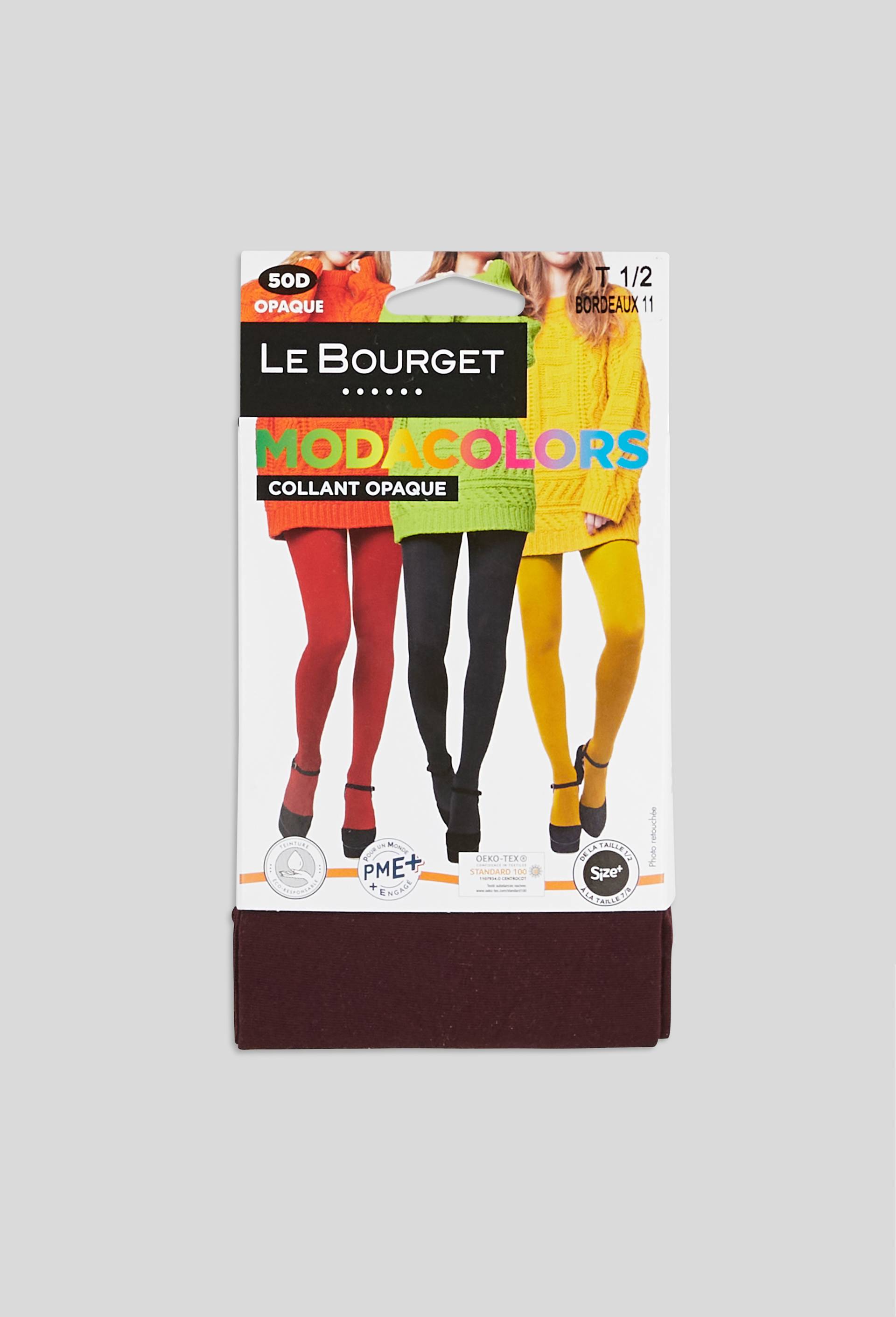 Collant opaque COLORS Le Bourget, Bordeaux, large image number 0