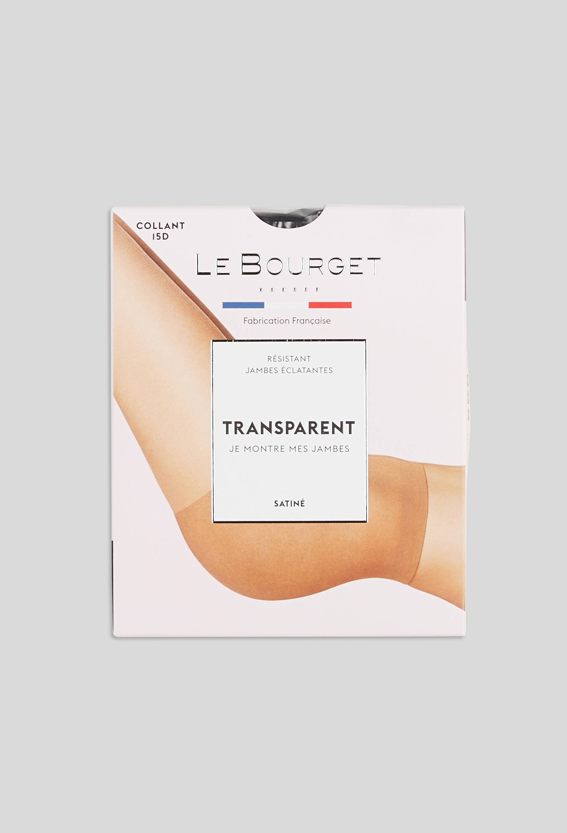 Collant transparent r&eacute;sistant Le Bourget, Noir, swatch image