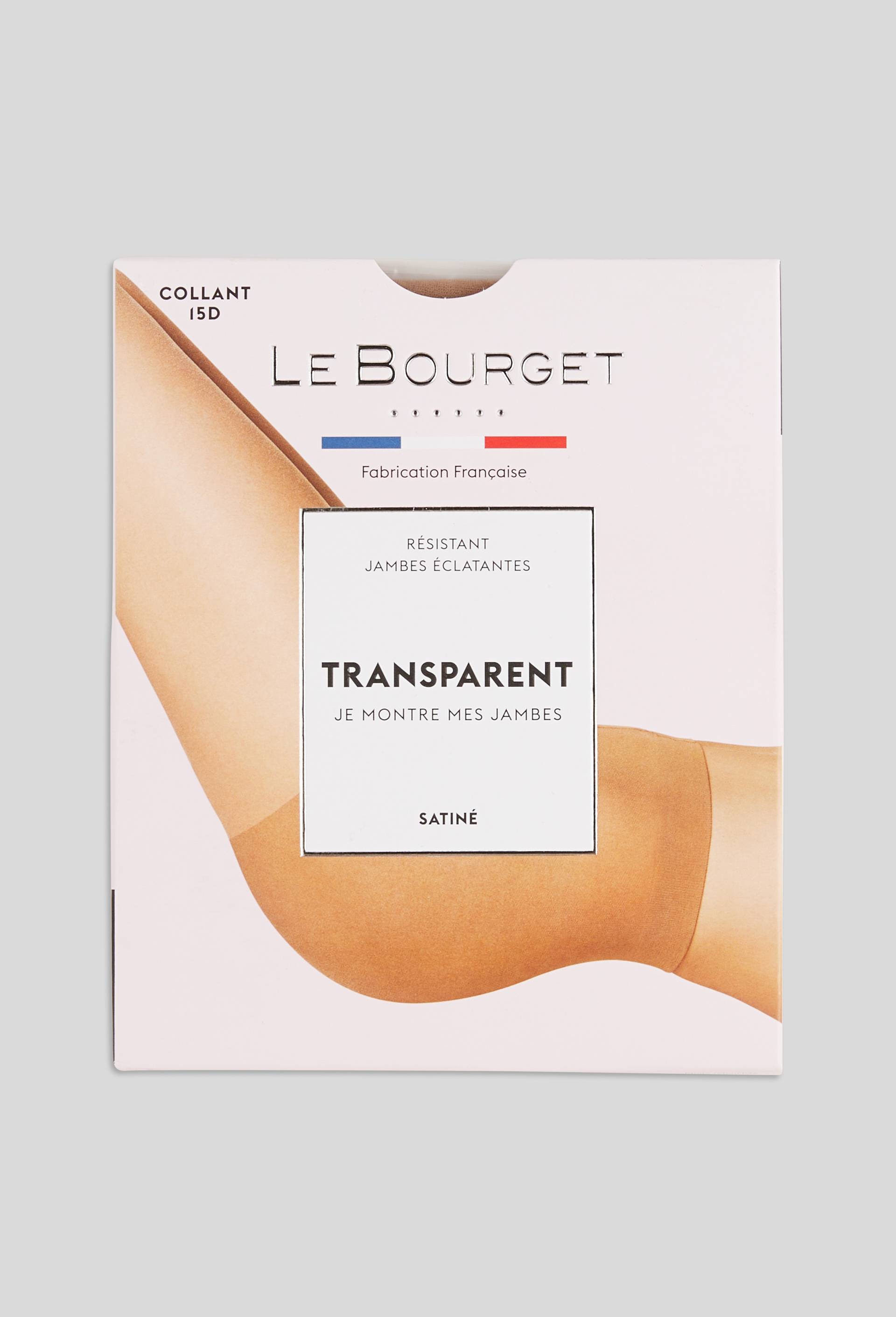 Collant transparent r&eacute;sistant Le Bourget, Brun clair, large image number 0.0
