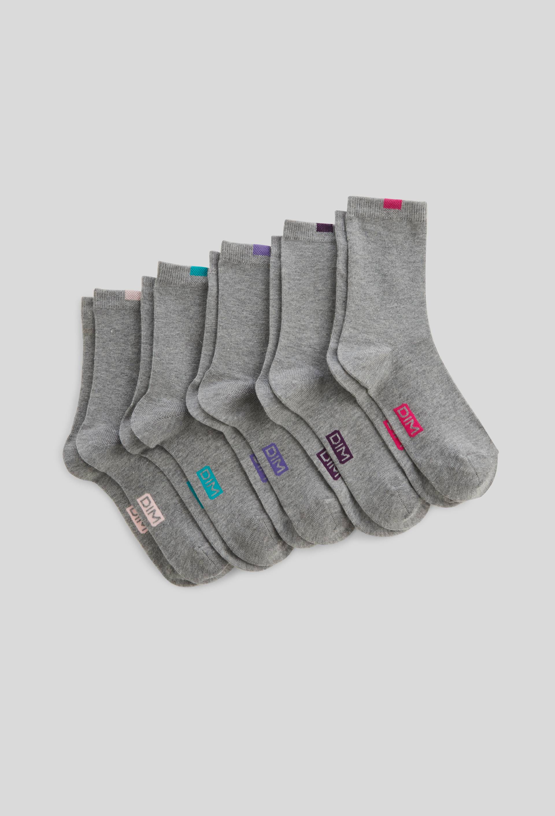 Lot  de 5 paires de chaussettes ECODIM, Gris, large image number 1