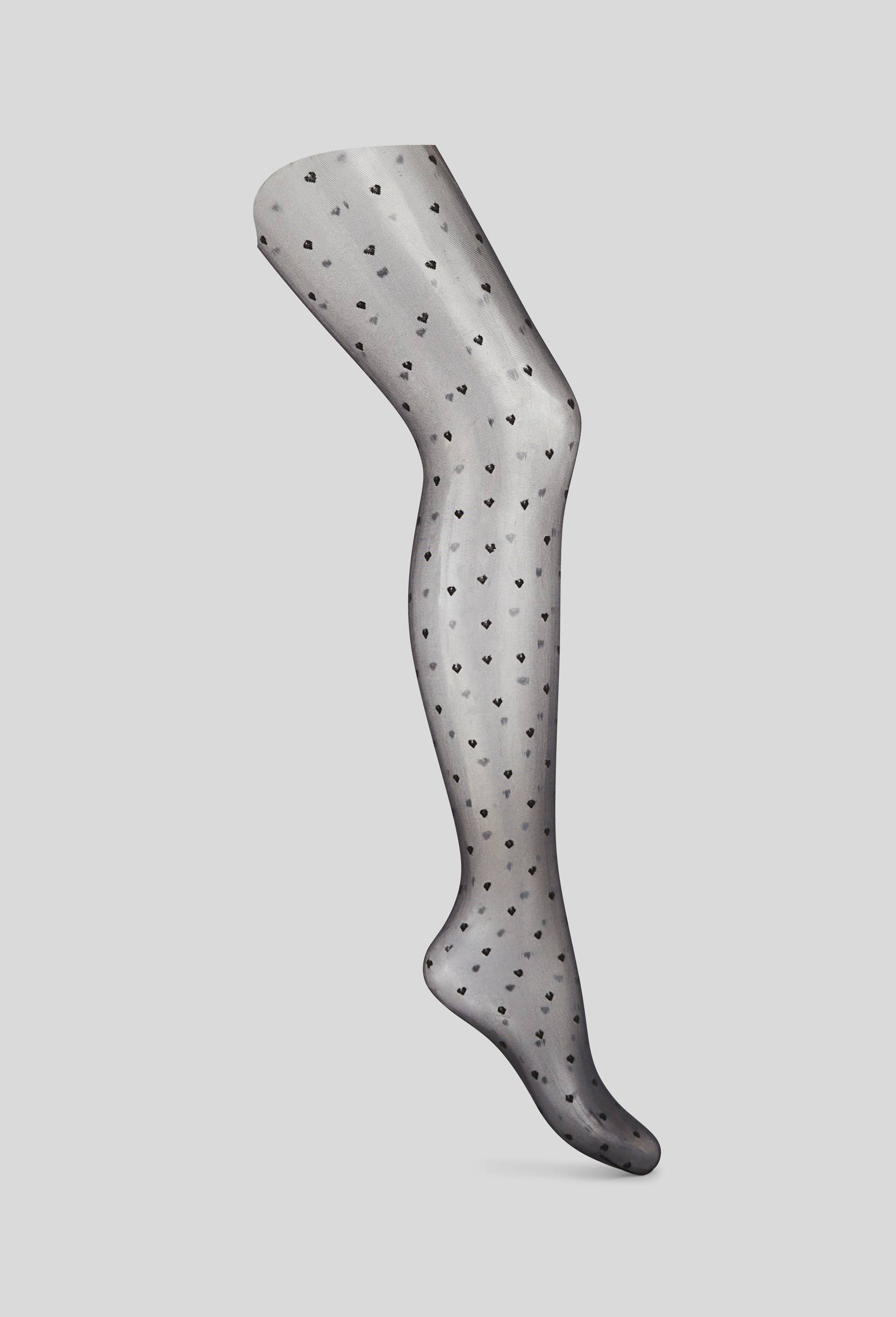 Paire de collants fantaisie DIM - Ceinture &eacute;lastiqu&eacute;e, Noir, large image number 0