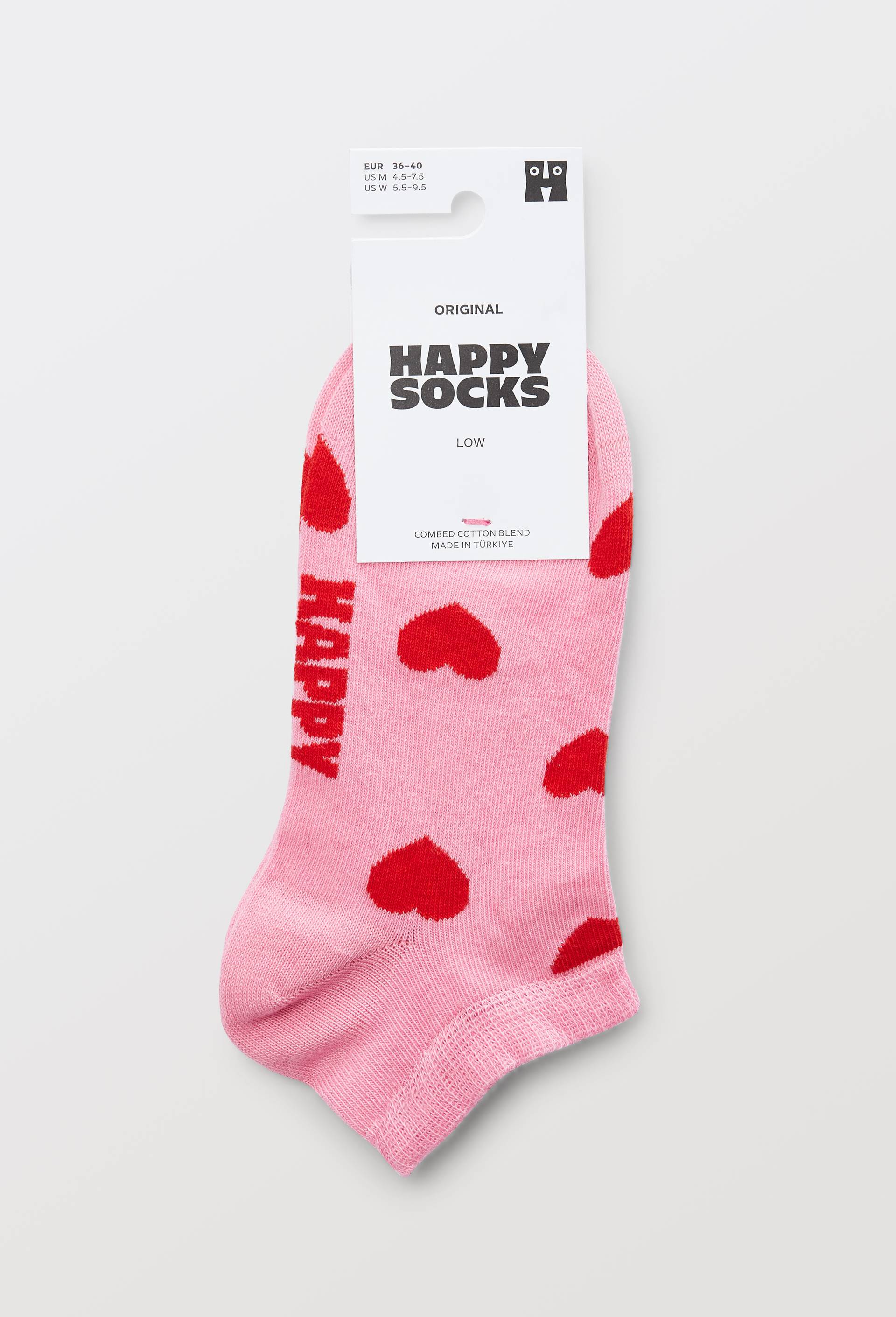 Paire de mini-socquettes fantaisie en coton HAPPY SOCKS, Rose, large image number 2
