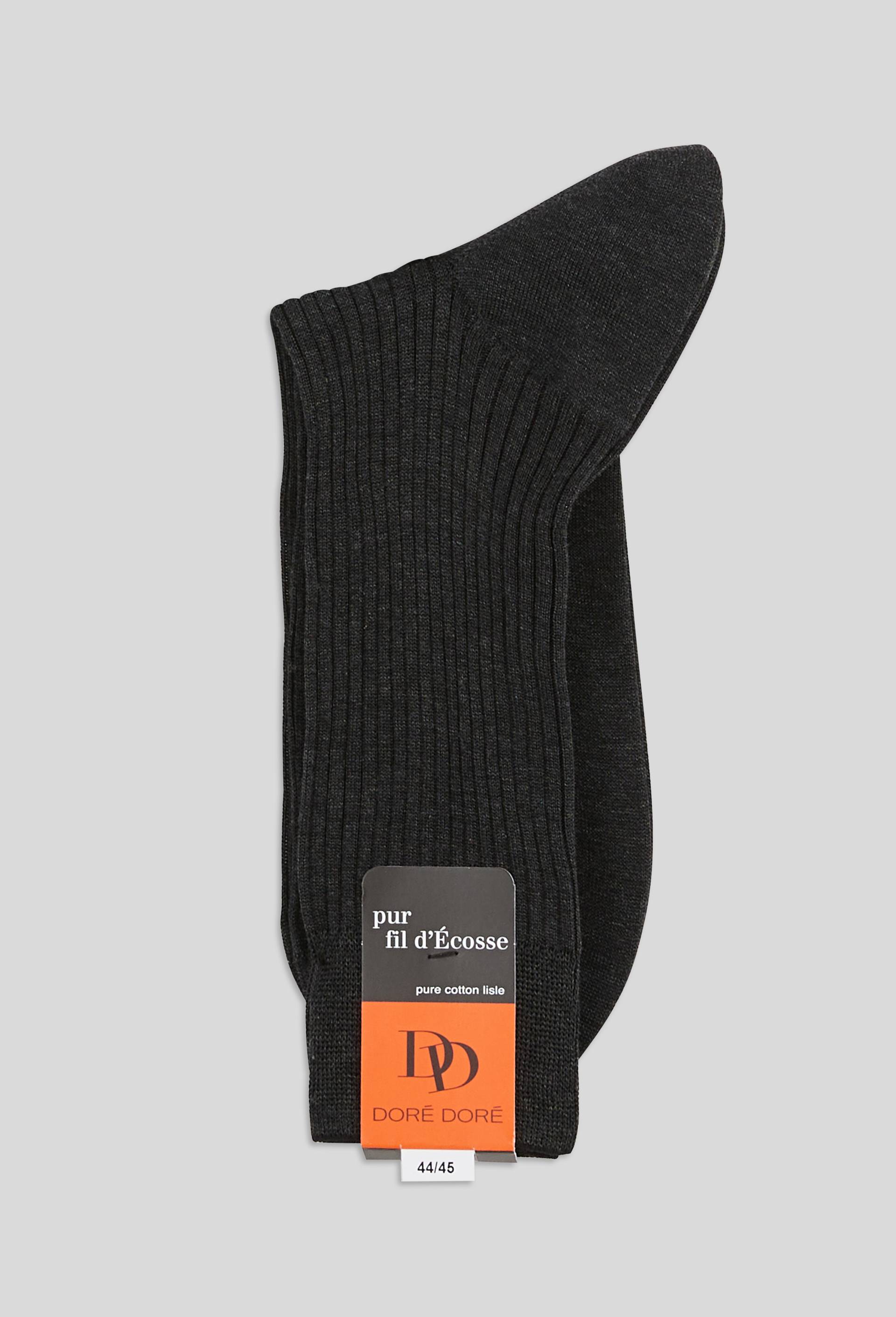 Paire de chaussettes en fil d'&eacute;cosse Dor&eacute; Dor&eacute;, Gris fonc&eacute;, large image number 0