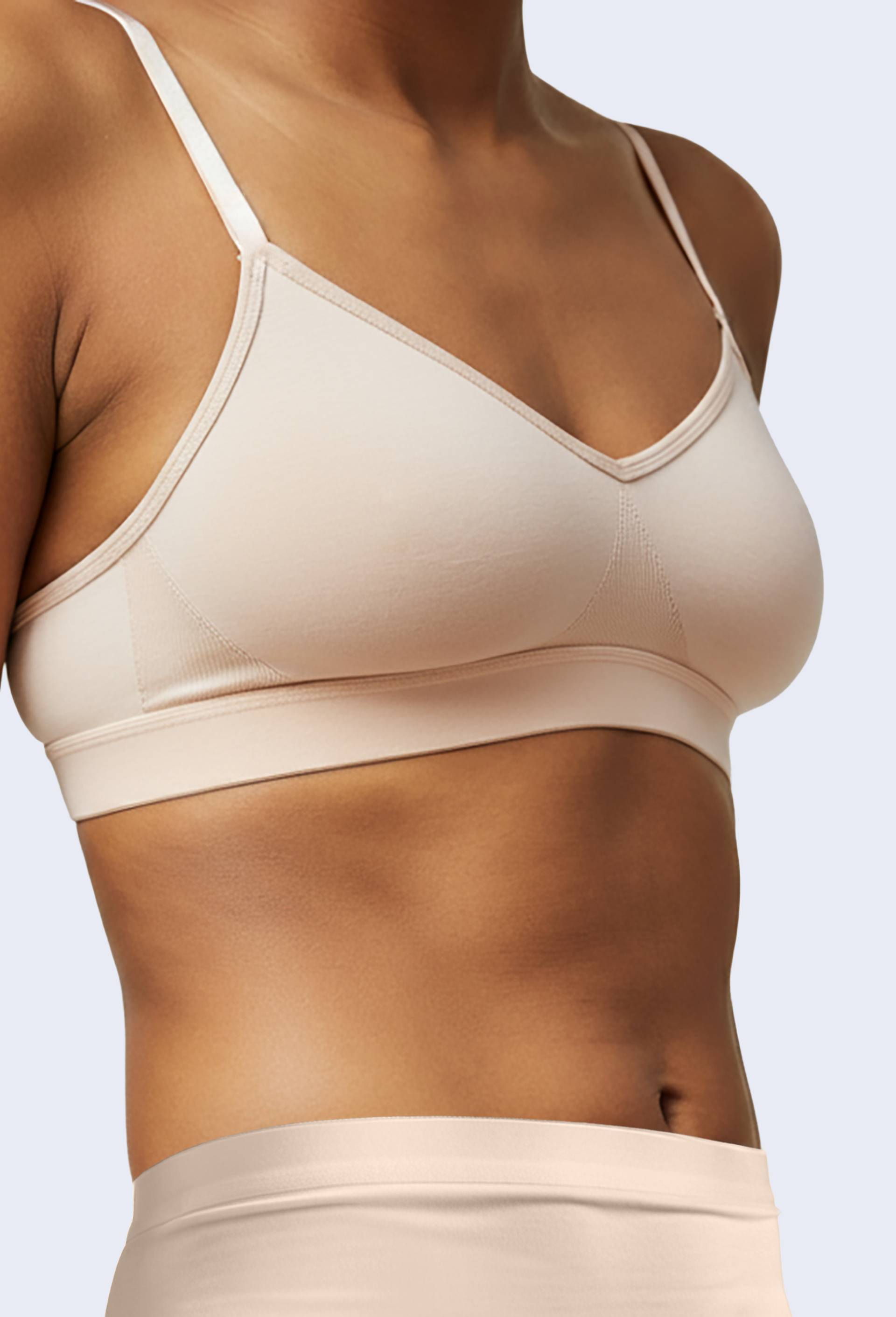 Brassi&egrave;re sans coutures avec coques amovibles, Rose clair, large image number 1.0