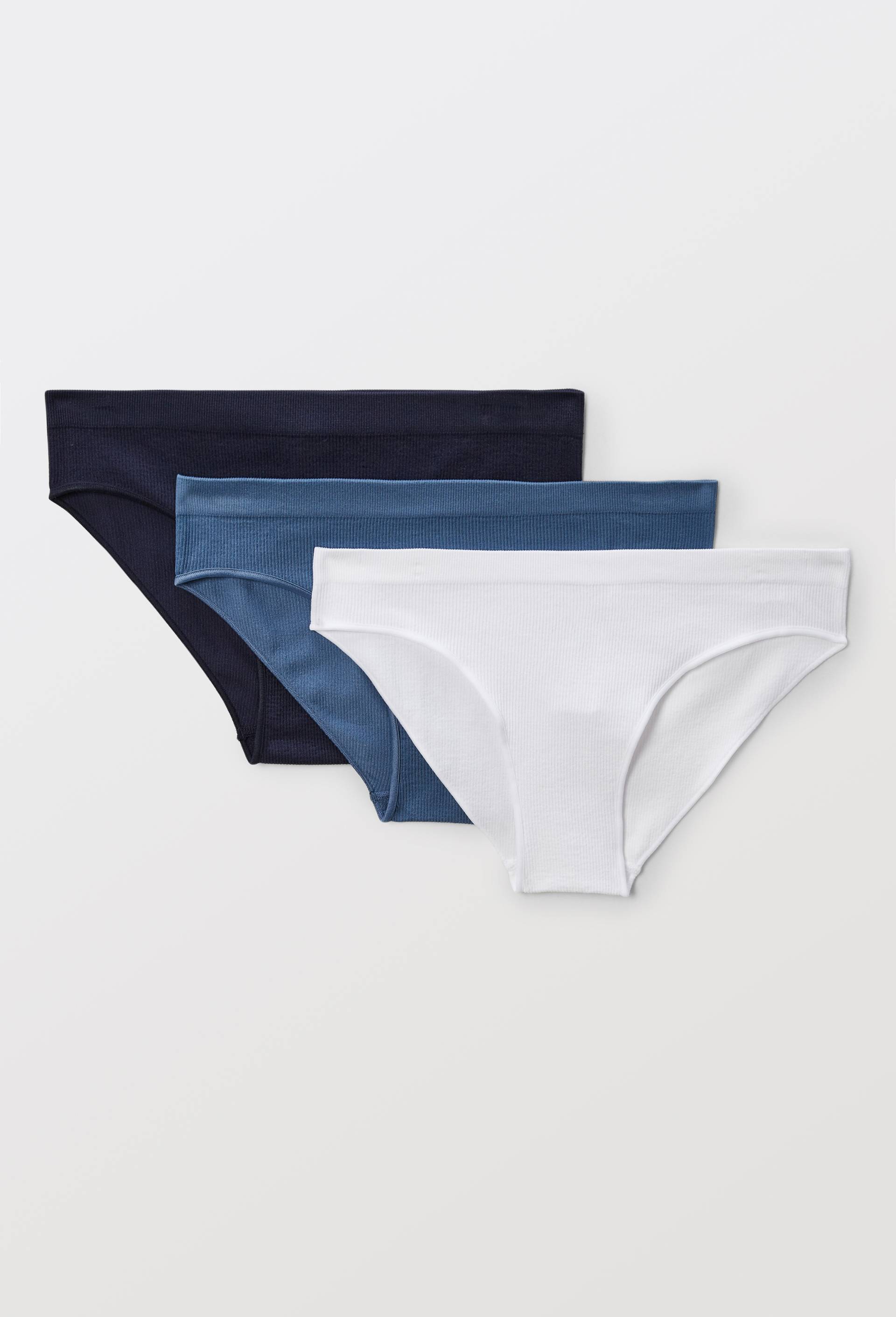 Lot de 3 culottes GABRIELLE sans coutures, Bleu fonc&eacute;, large image number 0