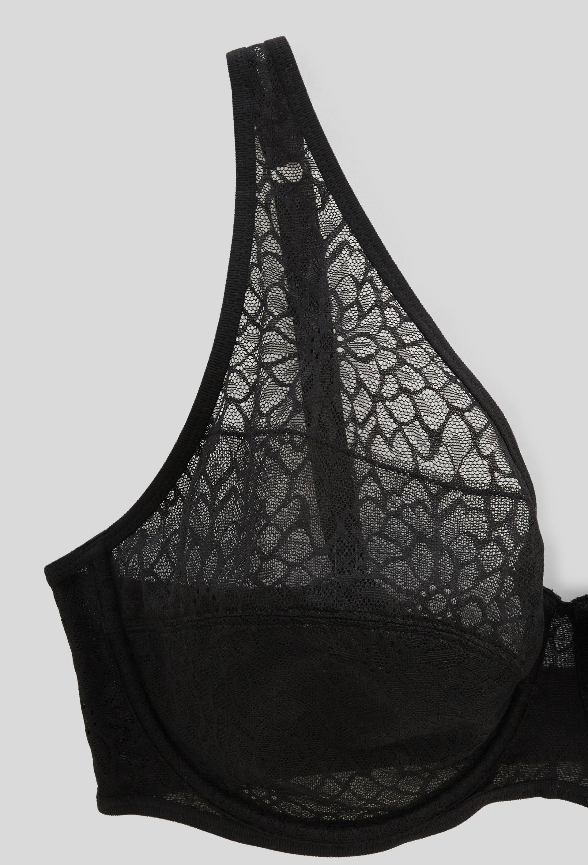Soutien-gorge emboitant MELODY en dentelle, Noir, large image number 2.0