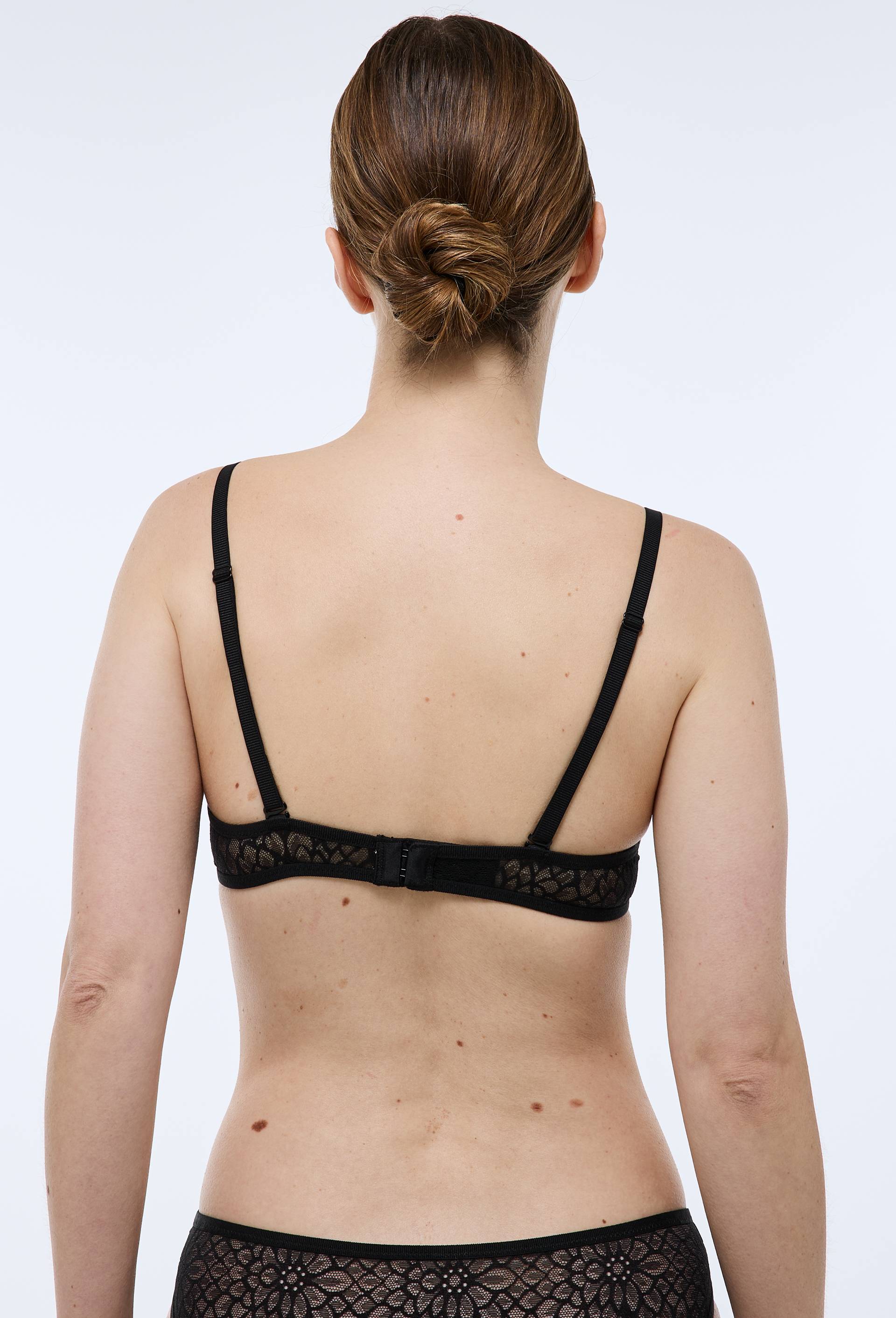 Soutien-gorge coques fines avec armatures MELODY en dentelle, Noir, large image number 1
