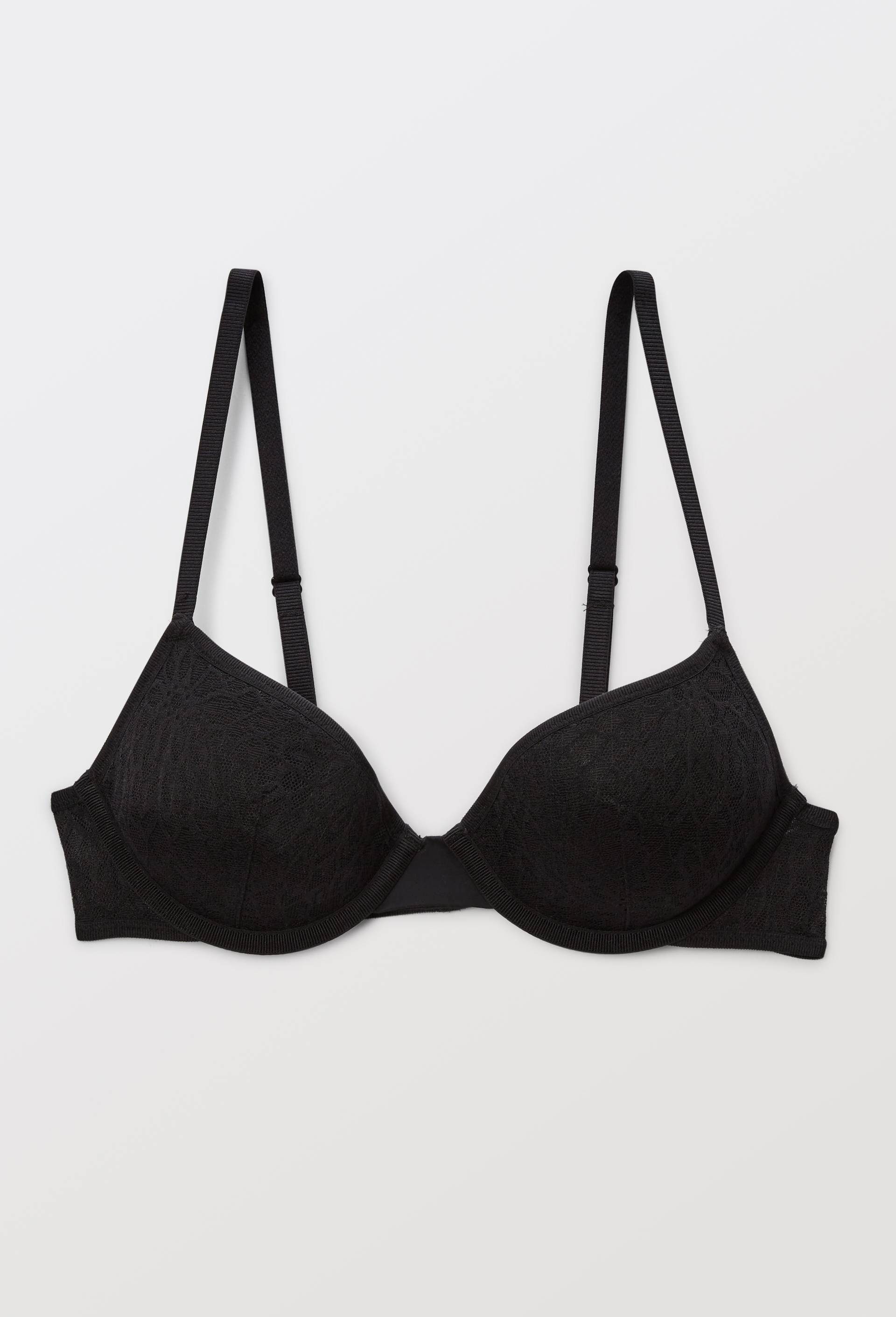 Soutien-gorge coques fines avec armatures MELODY en dentelle, Noir, large image number 2