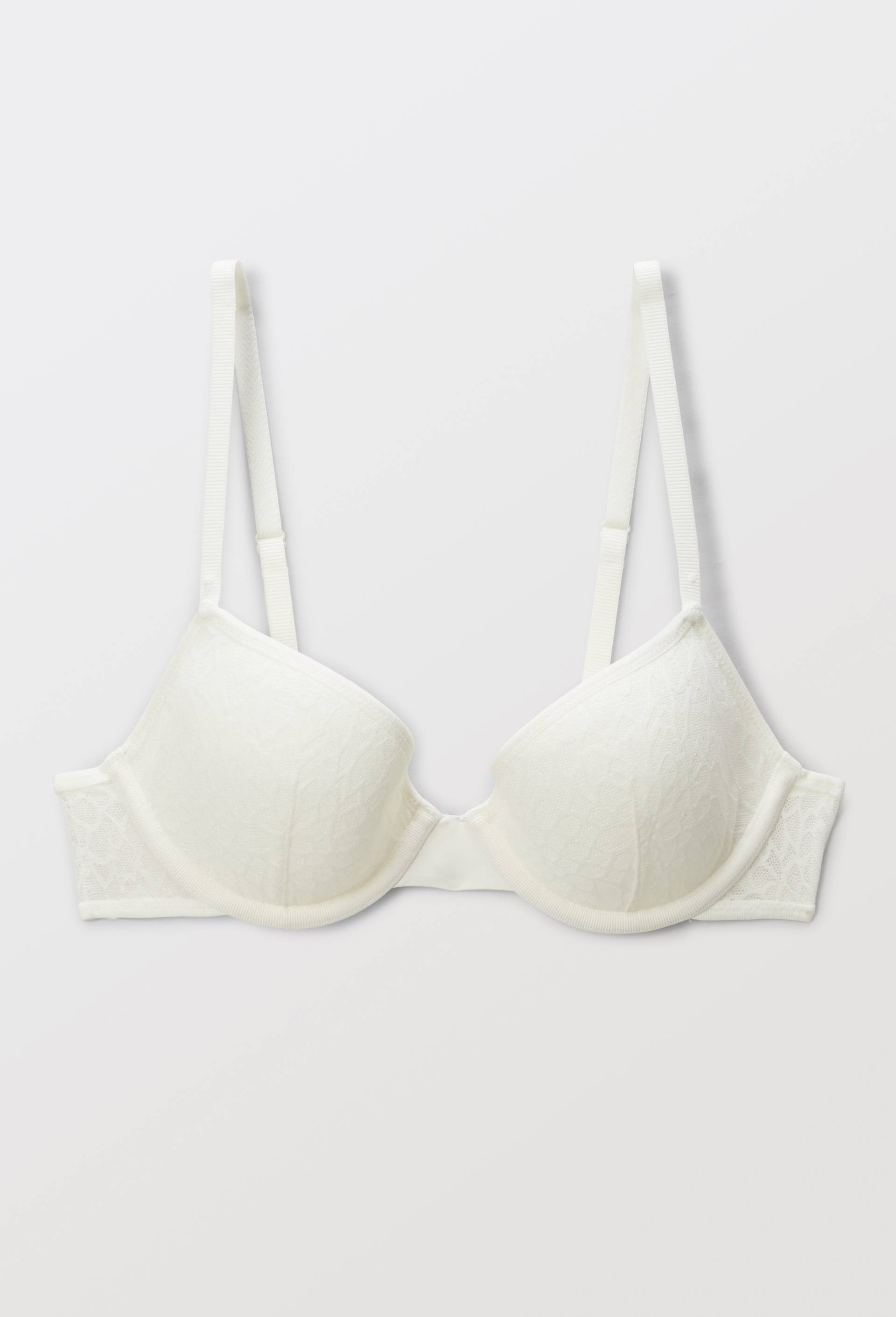 Soutien-gorge coques fines avec armatures MELODY en dentelle, Ecru, large image number 2