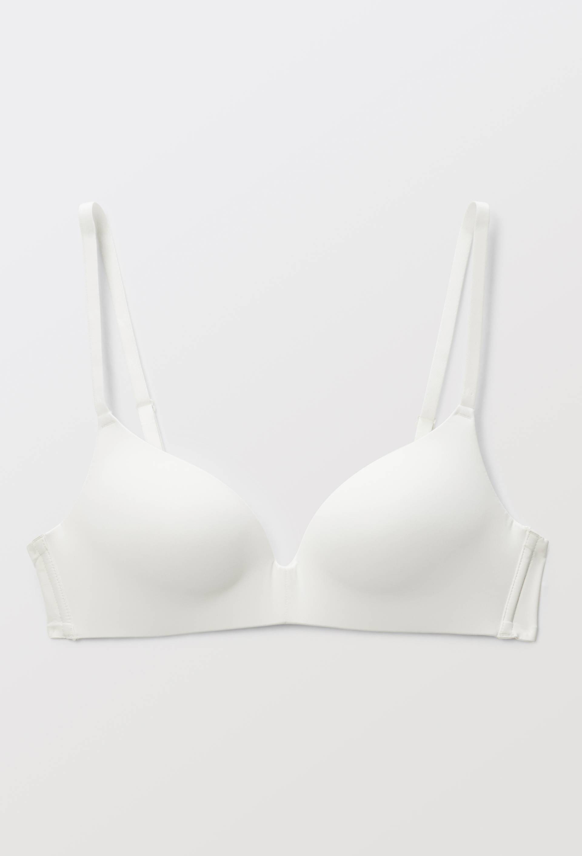 Soutien-gorge triangle moul&eacute; invisible ALEXIA en microfibre, Ecru, large image number 2.0