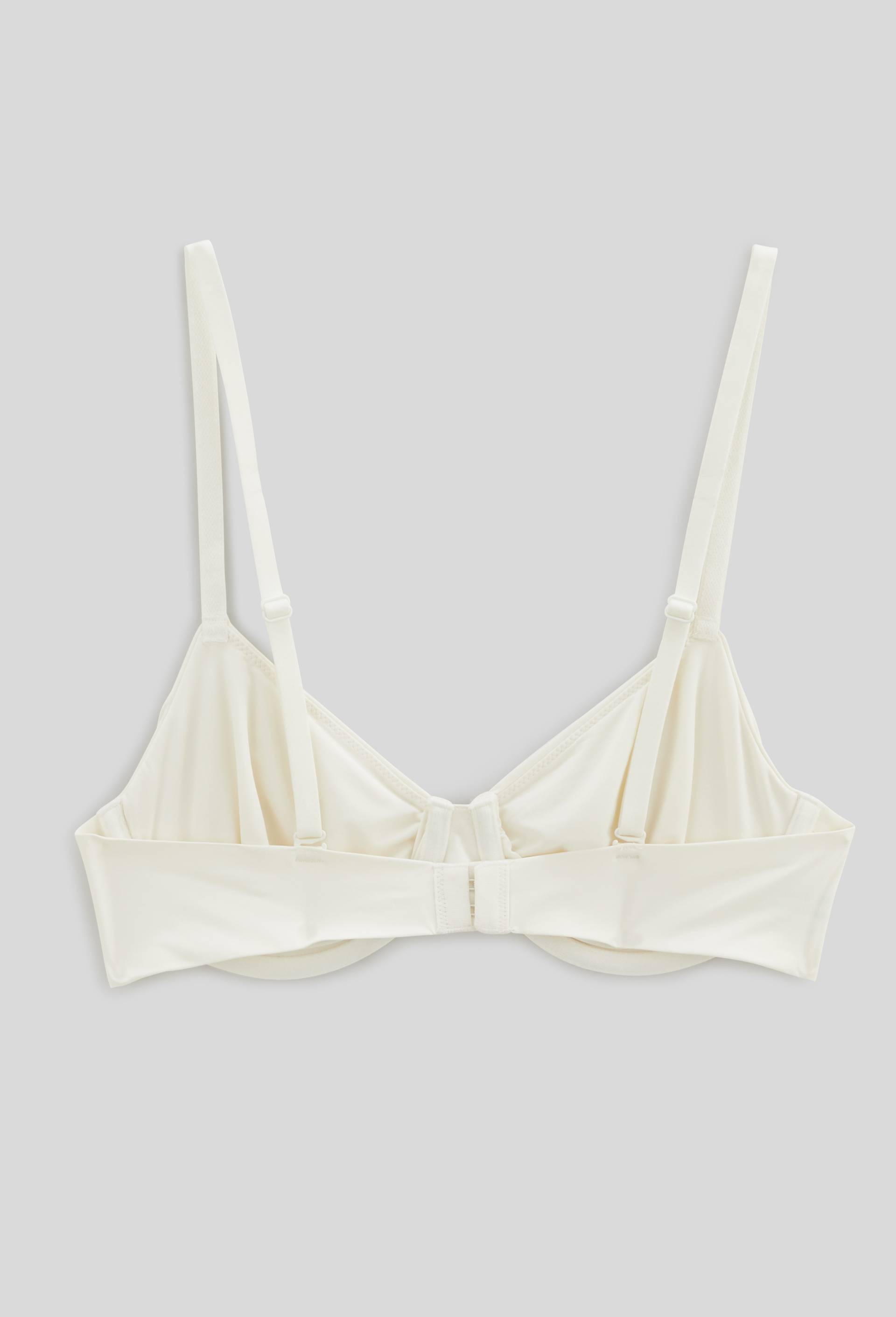 Soutien-gorge corbeille balconnet invisible ALEXIA en microfibre, Ecru, large image number 3