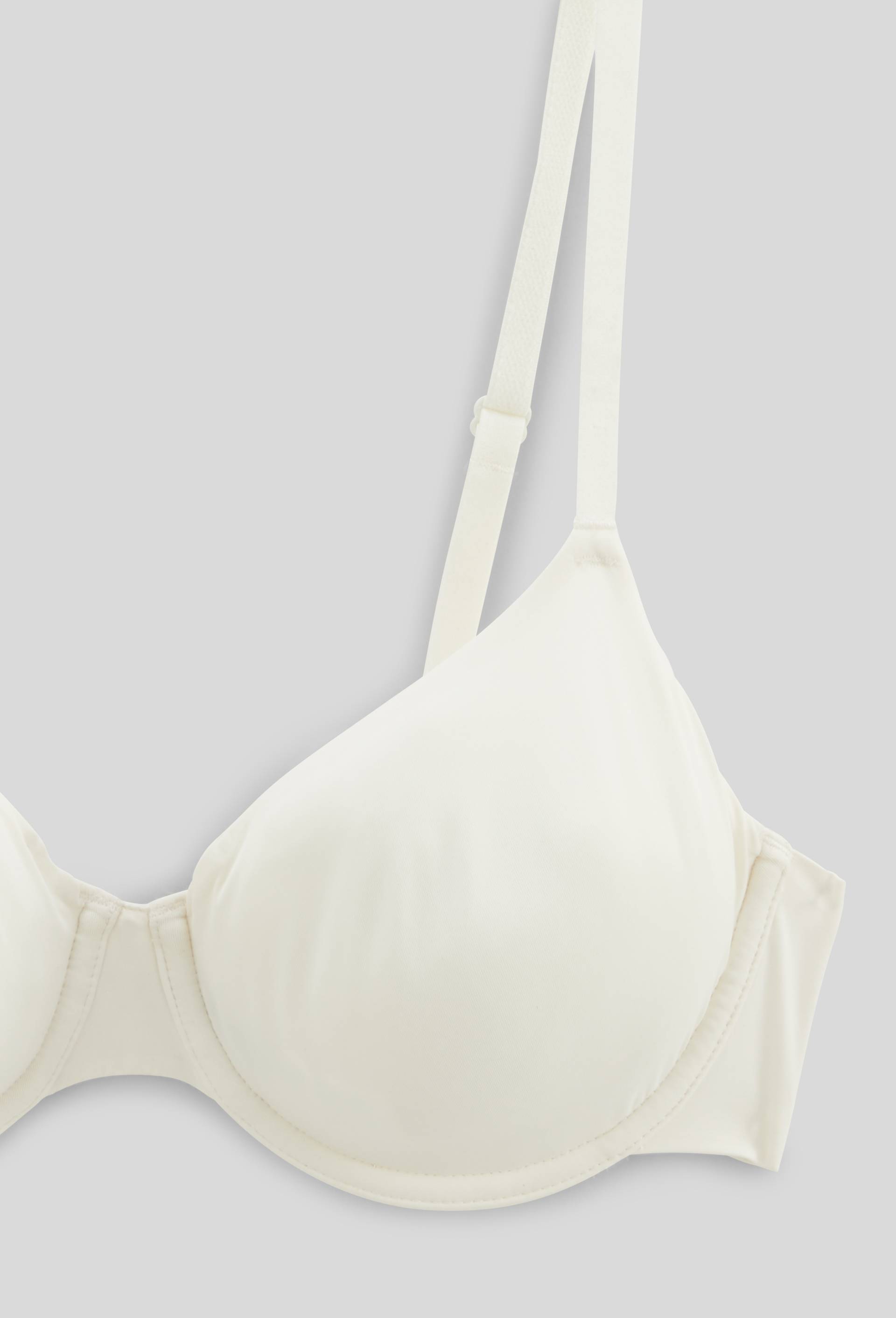 Soutien-gorge corbeille balconnet invisible ALEXIA en microfibre, Ecru, large image number 4.0