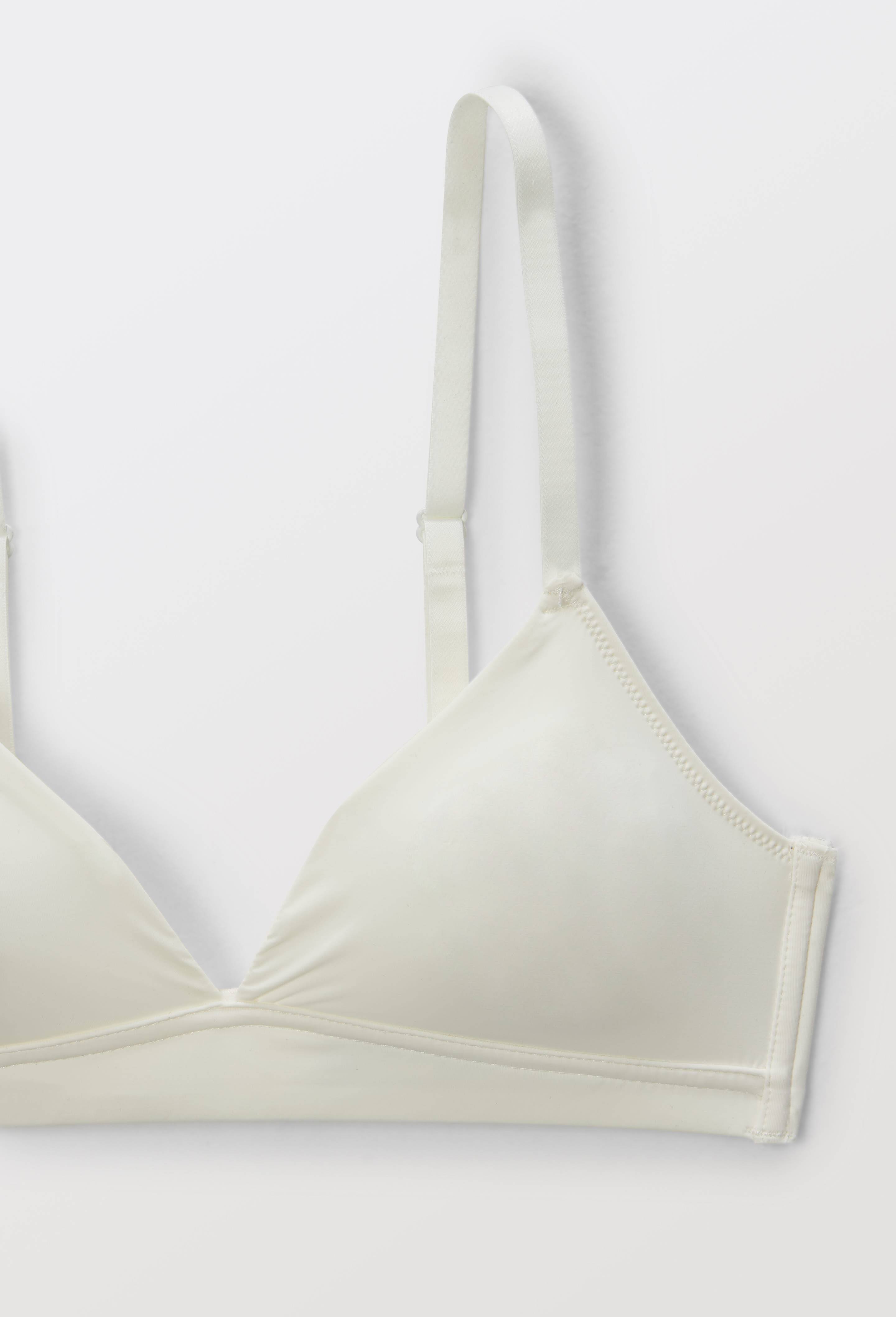 Soutien-gorge triangle invisible ALEXIA en microfibre, Ecru, large image number 4.0