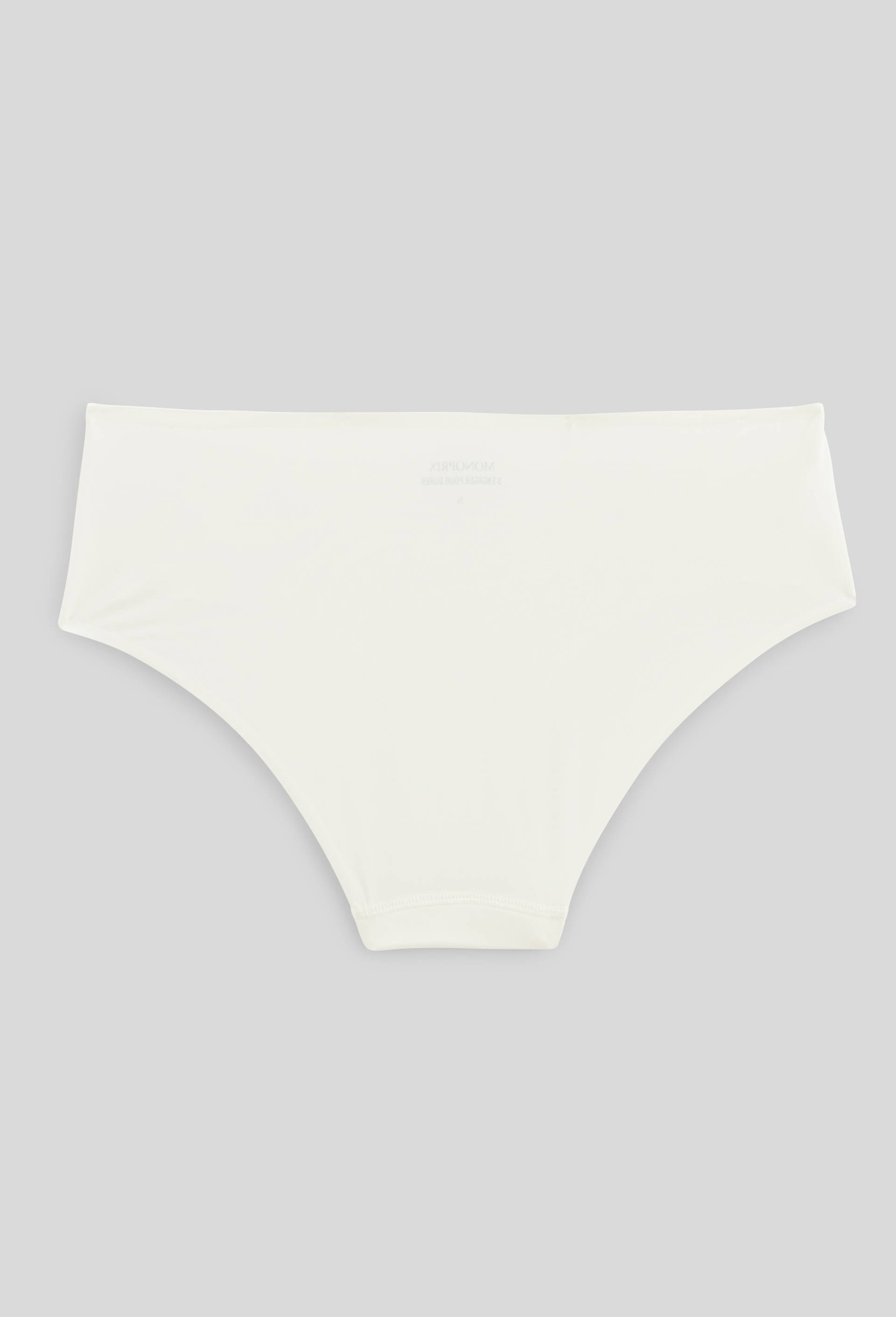 Shorty invisible ALEXIA en microfibre, Ecru, large image number 3.0