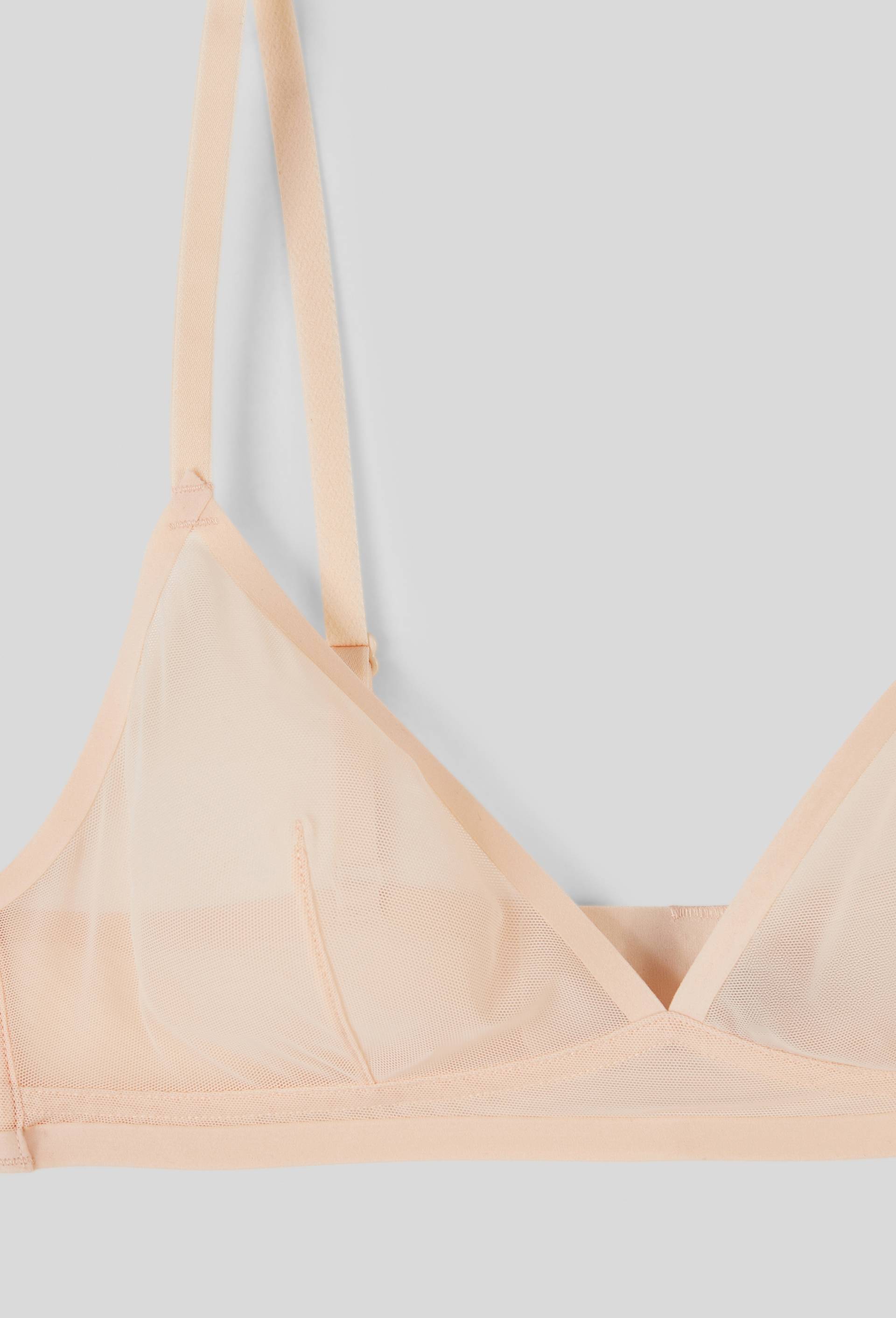 Soutien-gorge triangle LUZ en tulle, Rose clair, large image number 2.0