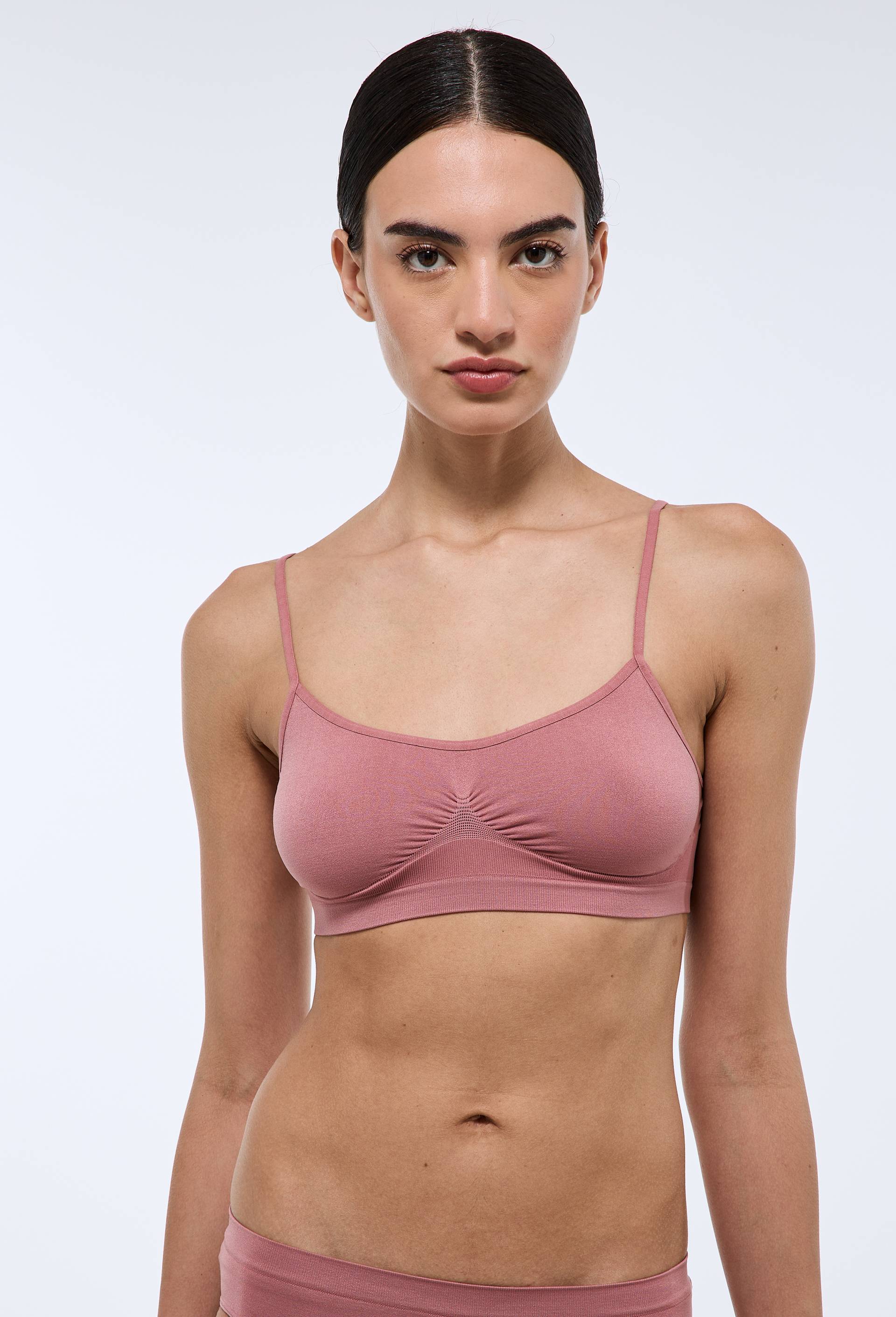 Brassi&egrave;re MIA sans coutures, Rose fonc&eacute;, large image number 0