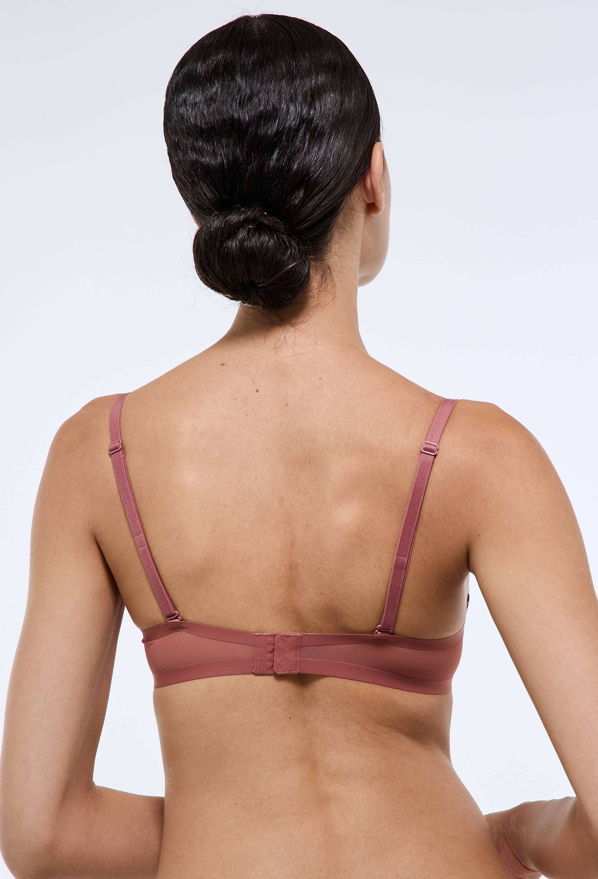 Soutien-gorge corbeille balconnet LUZ en tulle, Rose fonc&eacute;, large image number 1