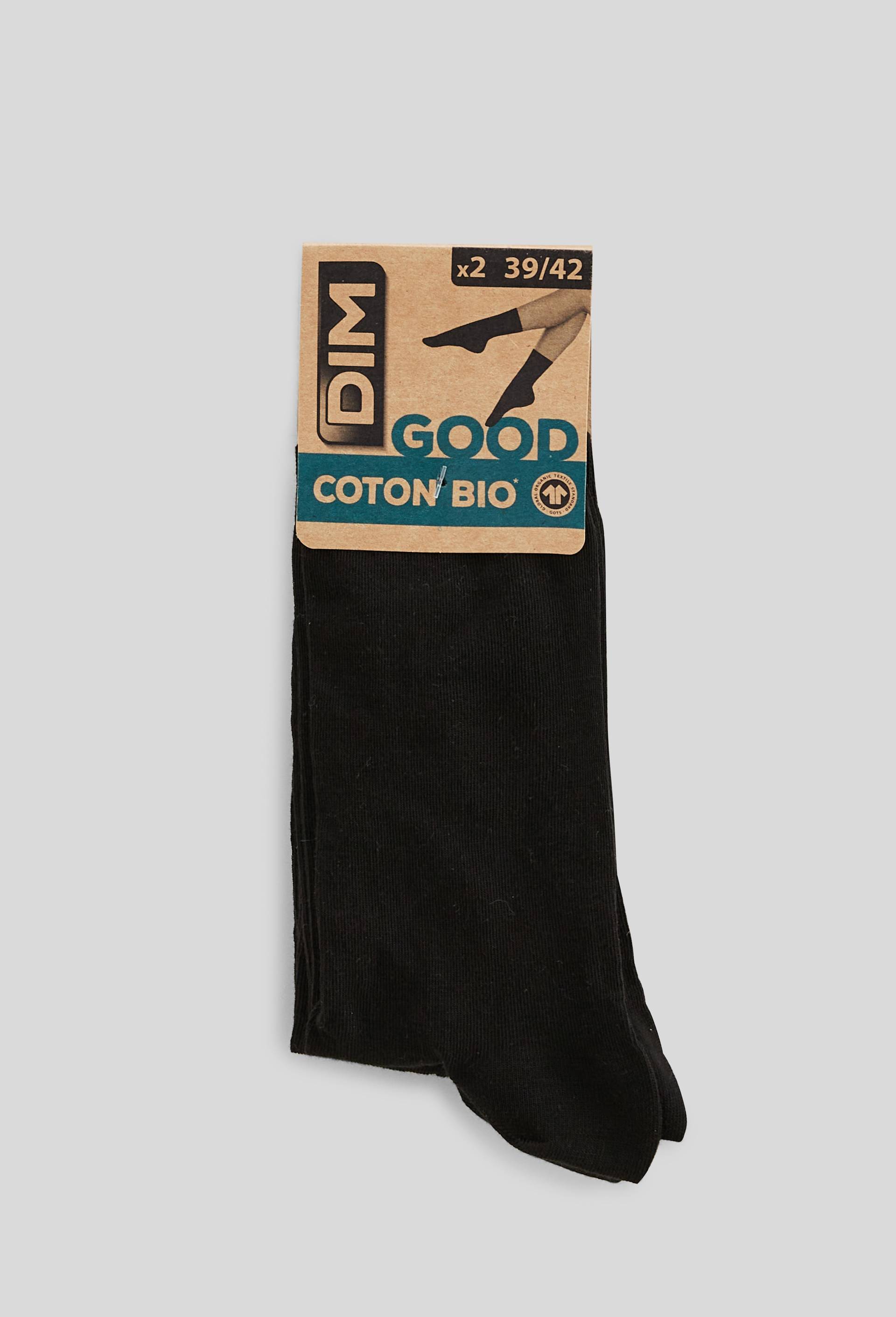 Lot de 2 paires de chaussettes DIM GOOD, Noir, swatch image