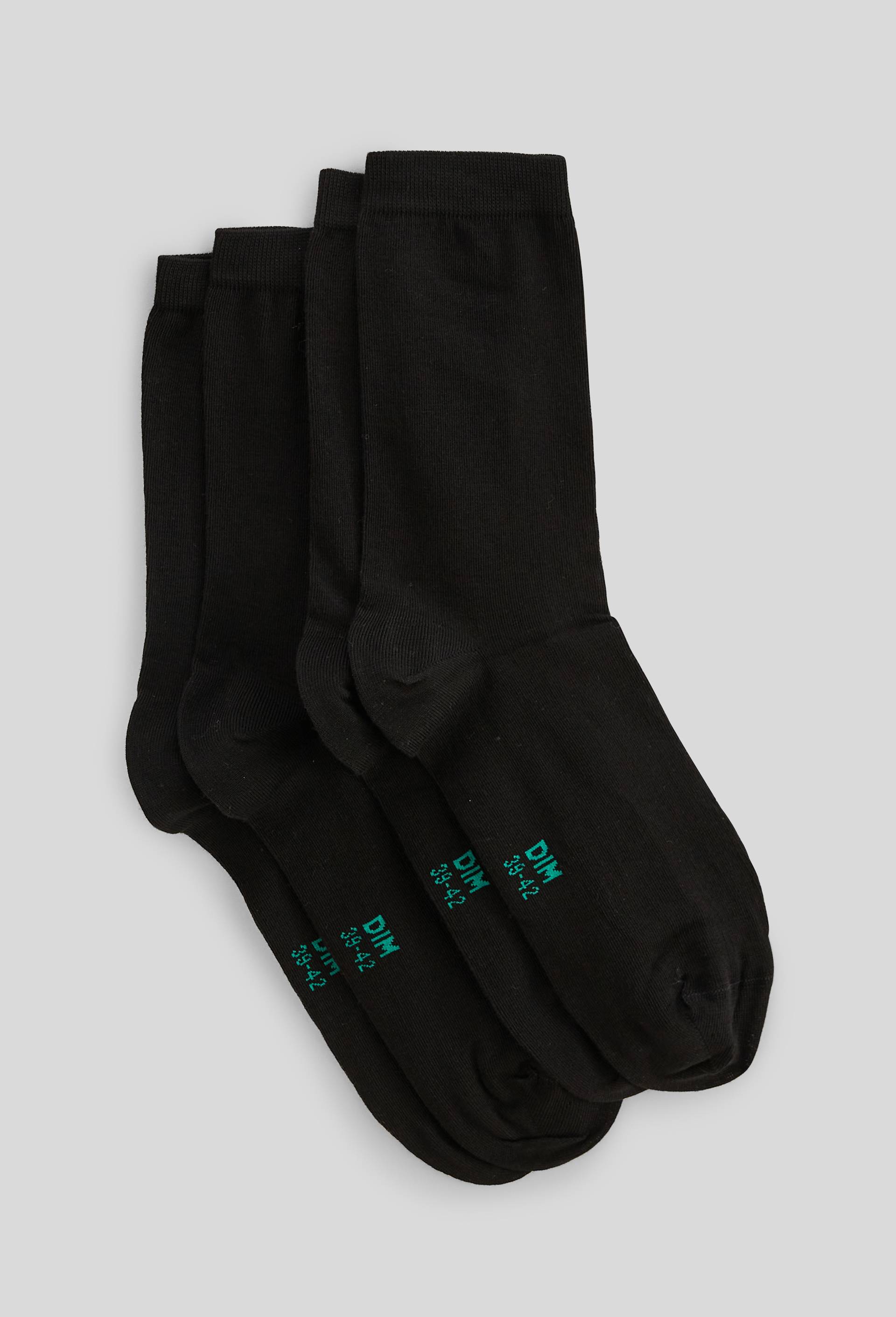 Lot de 2 paires de chaussettes DIM GOOD, Noir, large image number 1