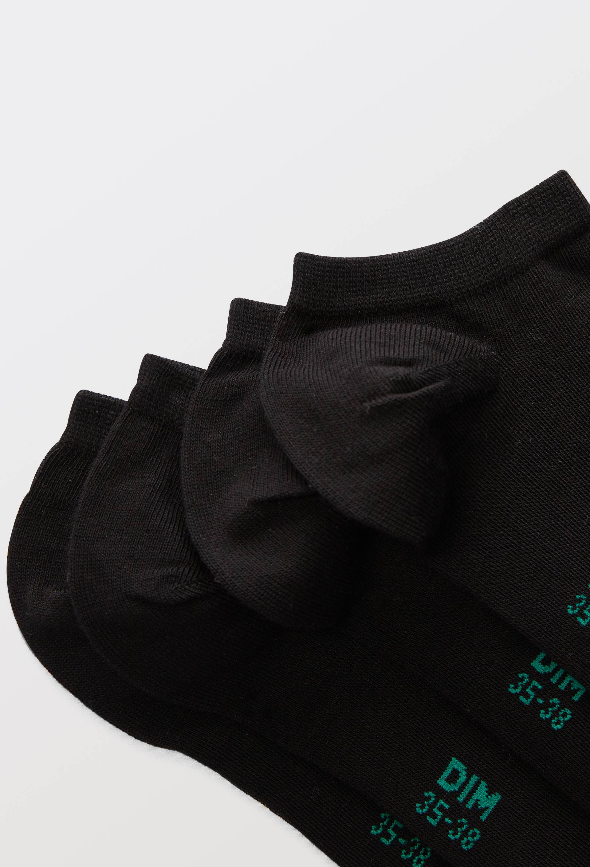 Lot de 2 paires de mini-socquettes DIM GOOD, Noir, large image number 1