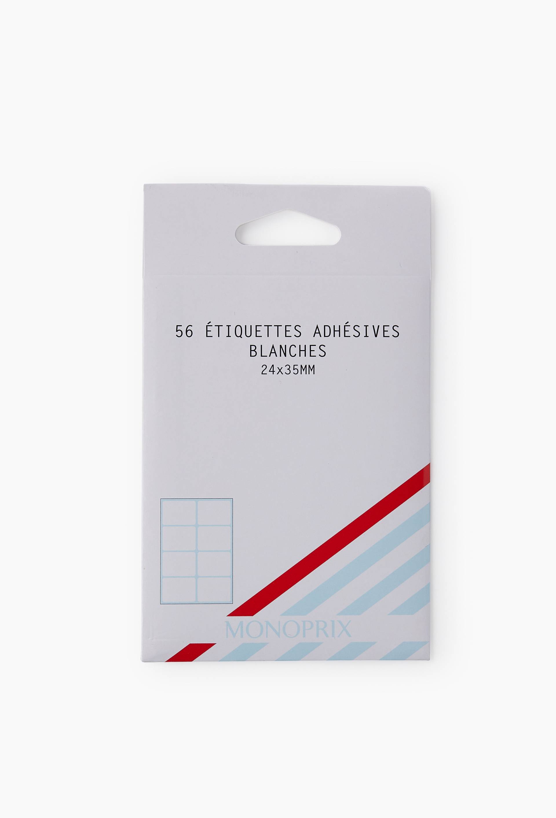 56 ETIQUETTES BLANCHES, , large image number 0