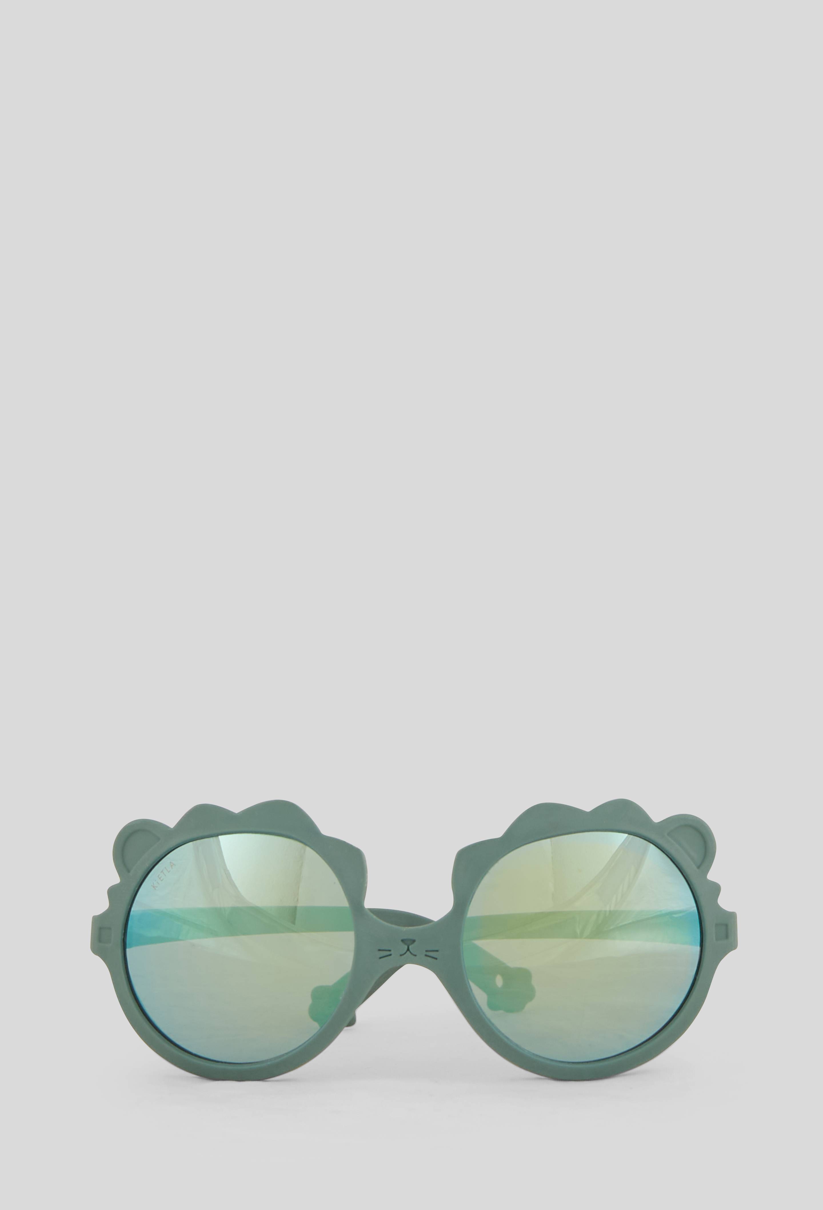 Lunettes de soleil b&eacute;b&eacute; Lion, Vert fonc&eacute;, large image number 0
