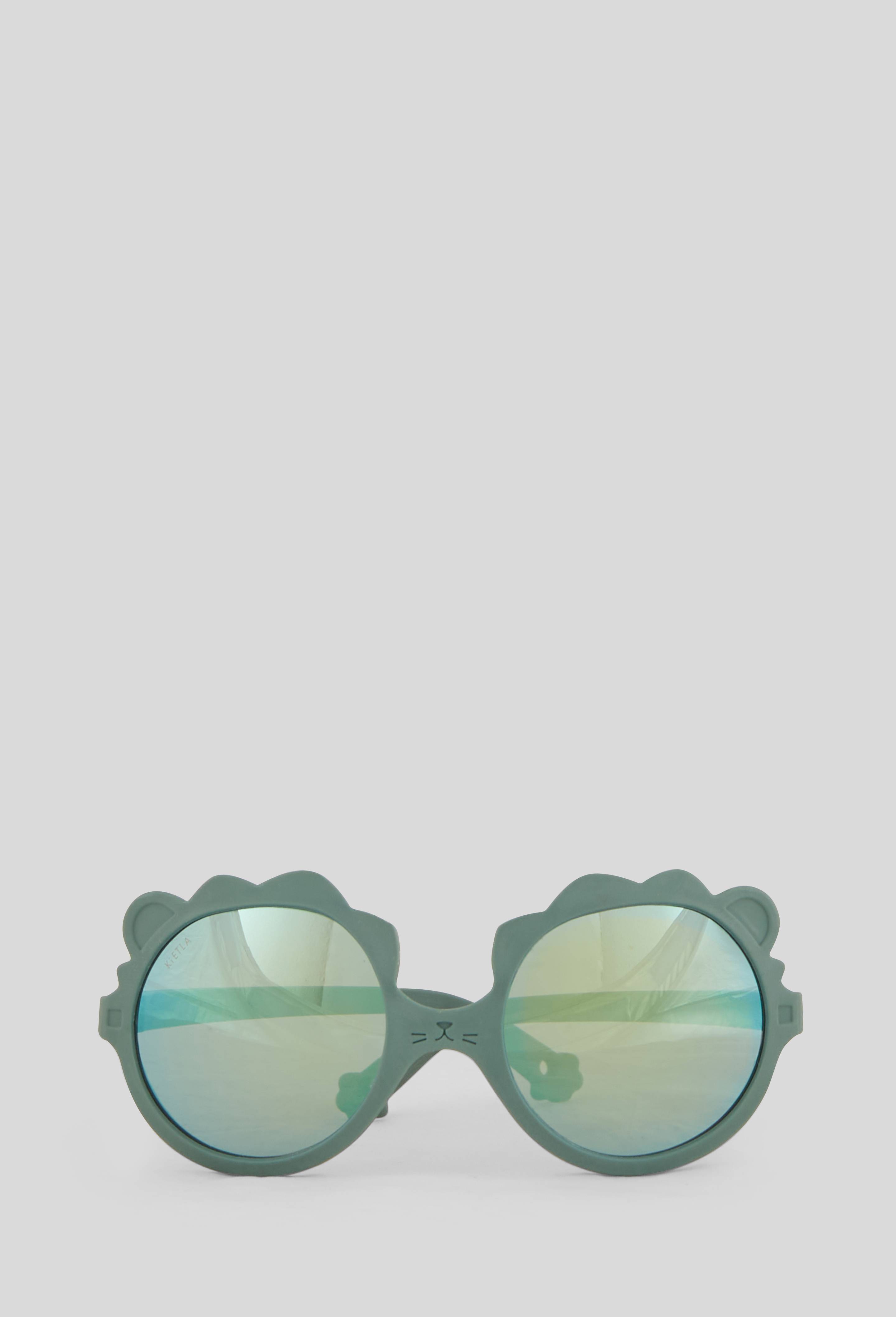 Lunettes de soleil b&eacute;b&eacute; Lion, Vert fonc&eacute;, large image number 0