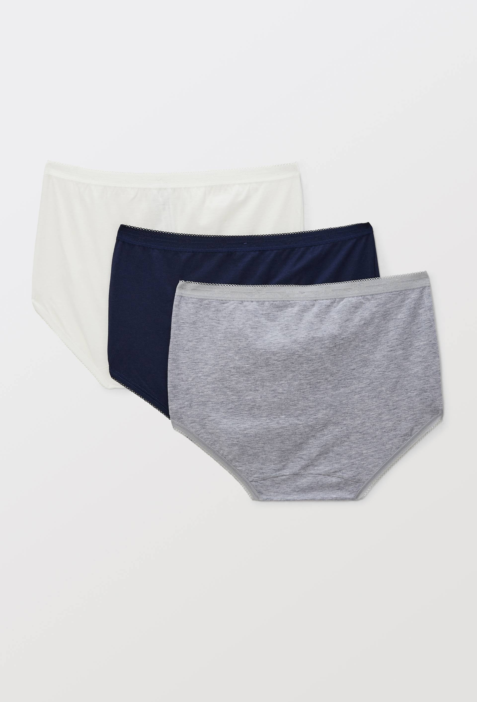 Lot de 3 culottes midi en coton Sloggi, Marine, large image number 1