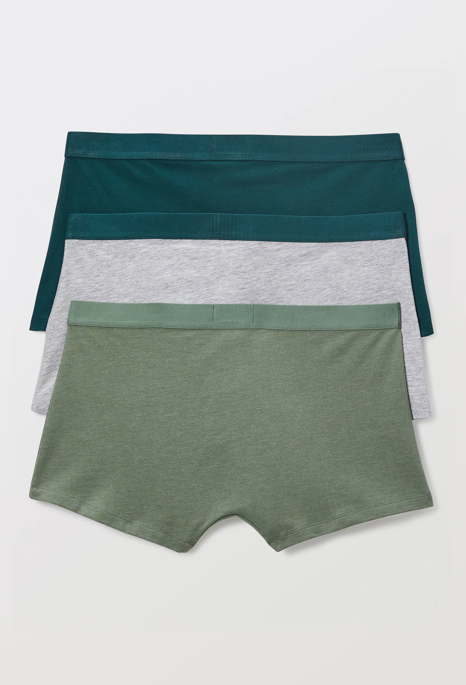 Lot de 3 boxer en coton BIO GOTS, Gris, large image number 1.0