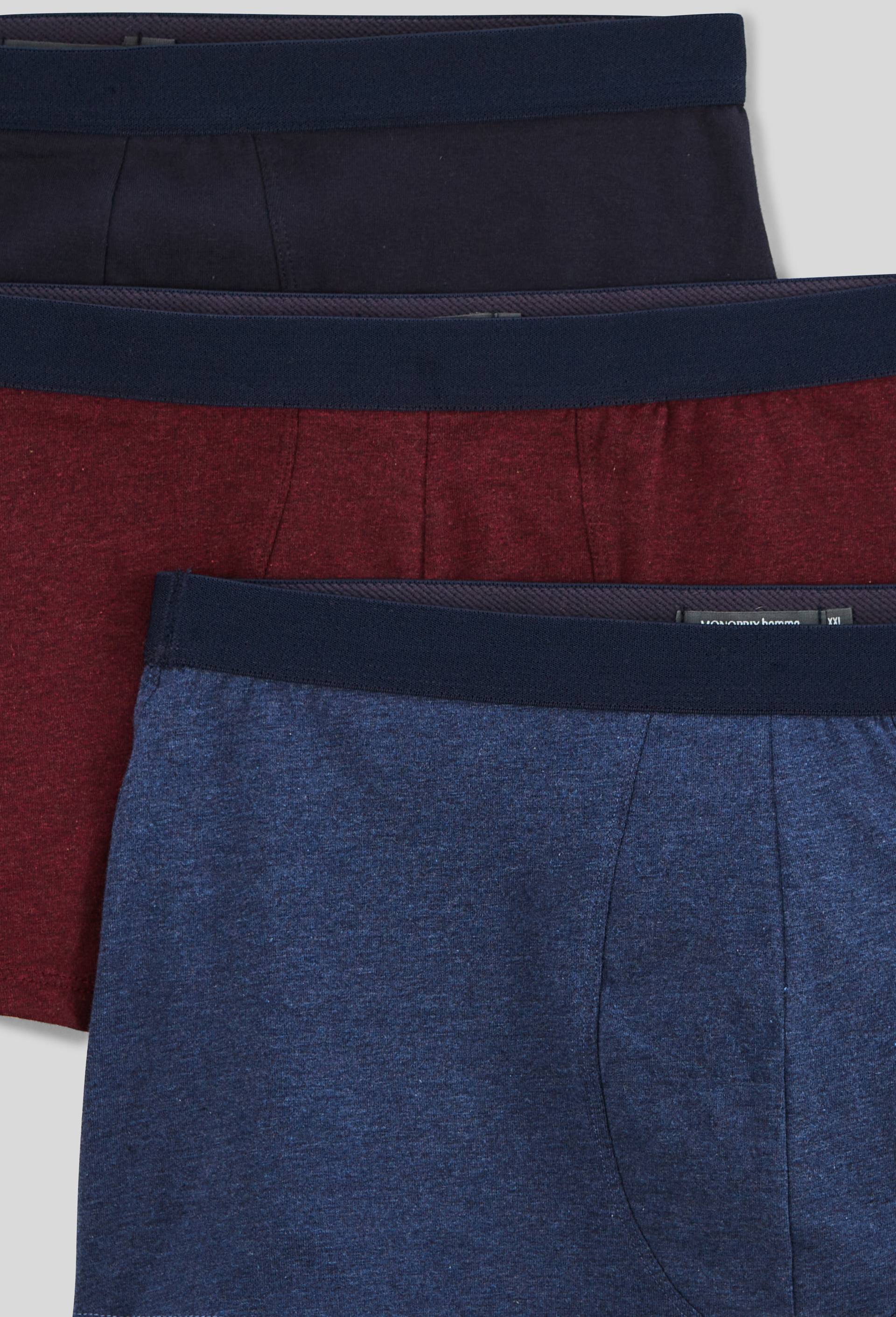 Lot de 3 boxer en coton BIO GOTS, Bleu, large image number 1.0