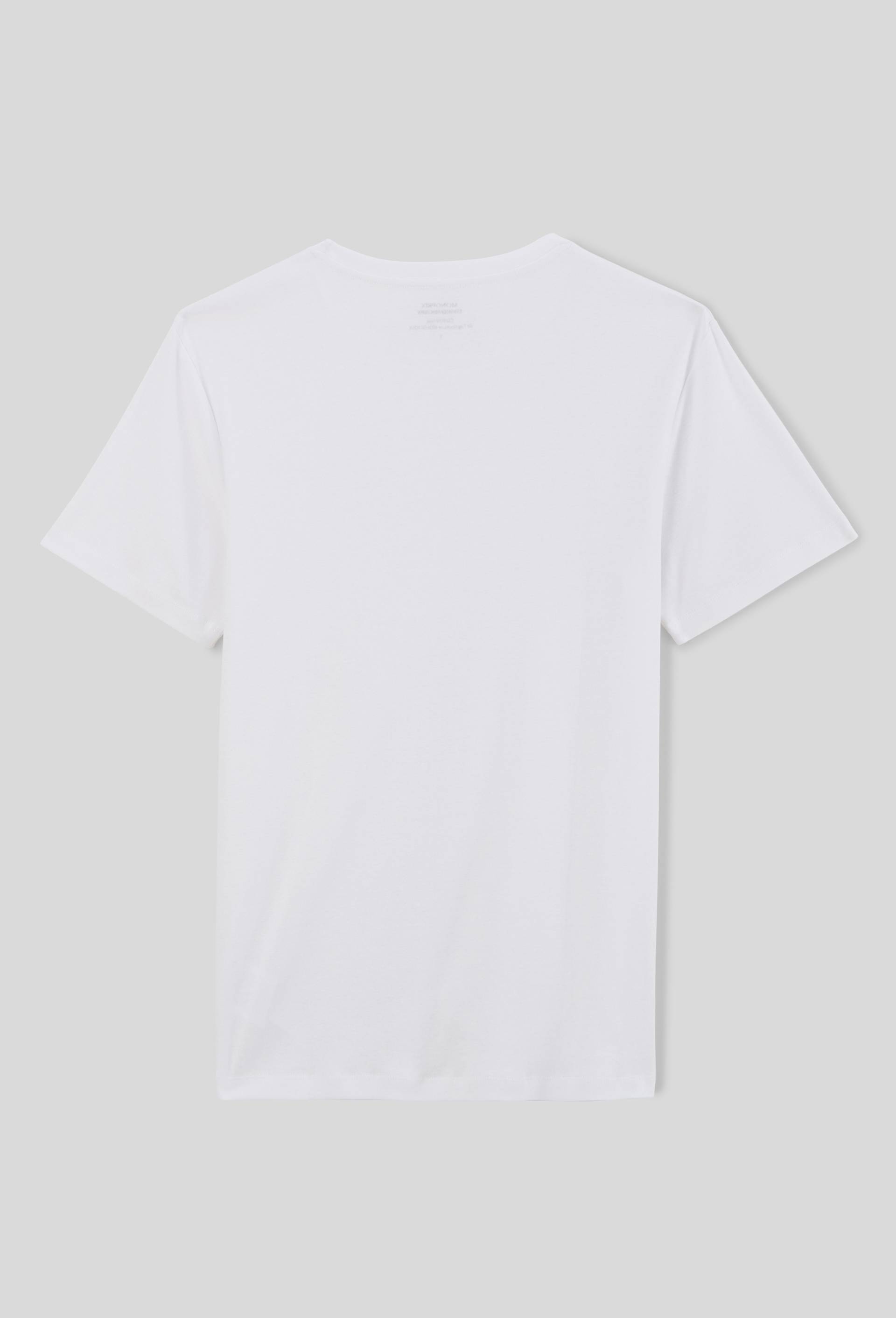 T-shirt col rond en coton BIO GOTS, Blanc, large image number 1