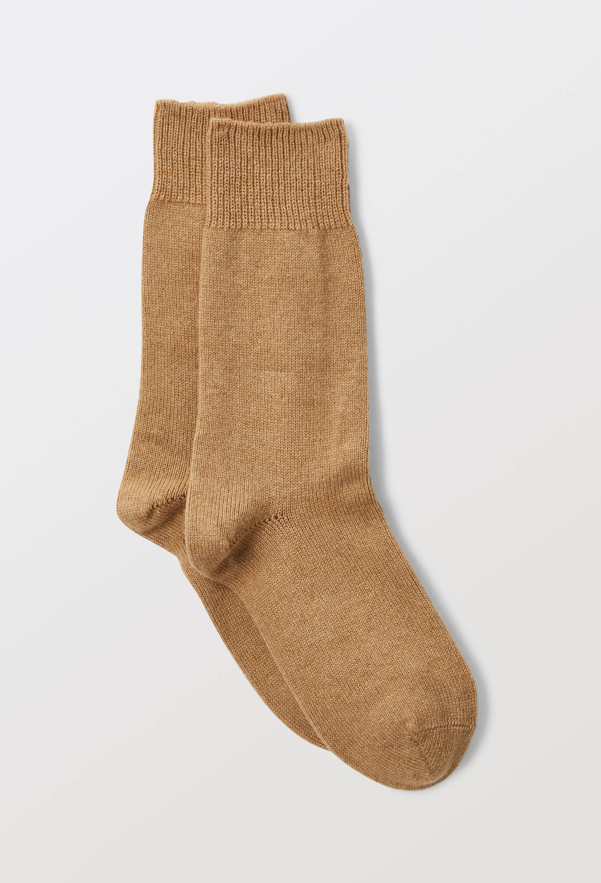 Paire de chaussettes contenant du cachemire Dor&eacute; Dor&eacute;, Beige, large image number 0