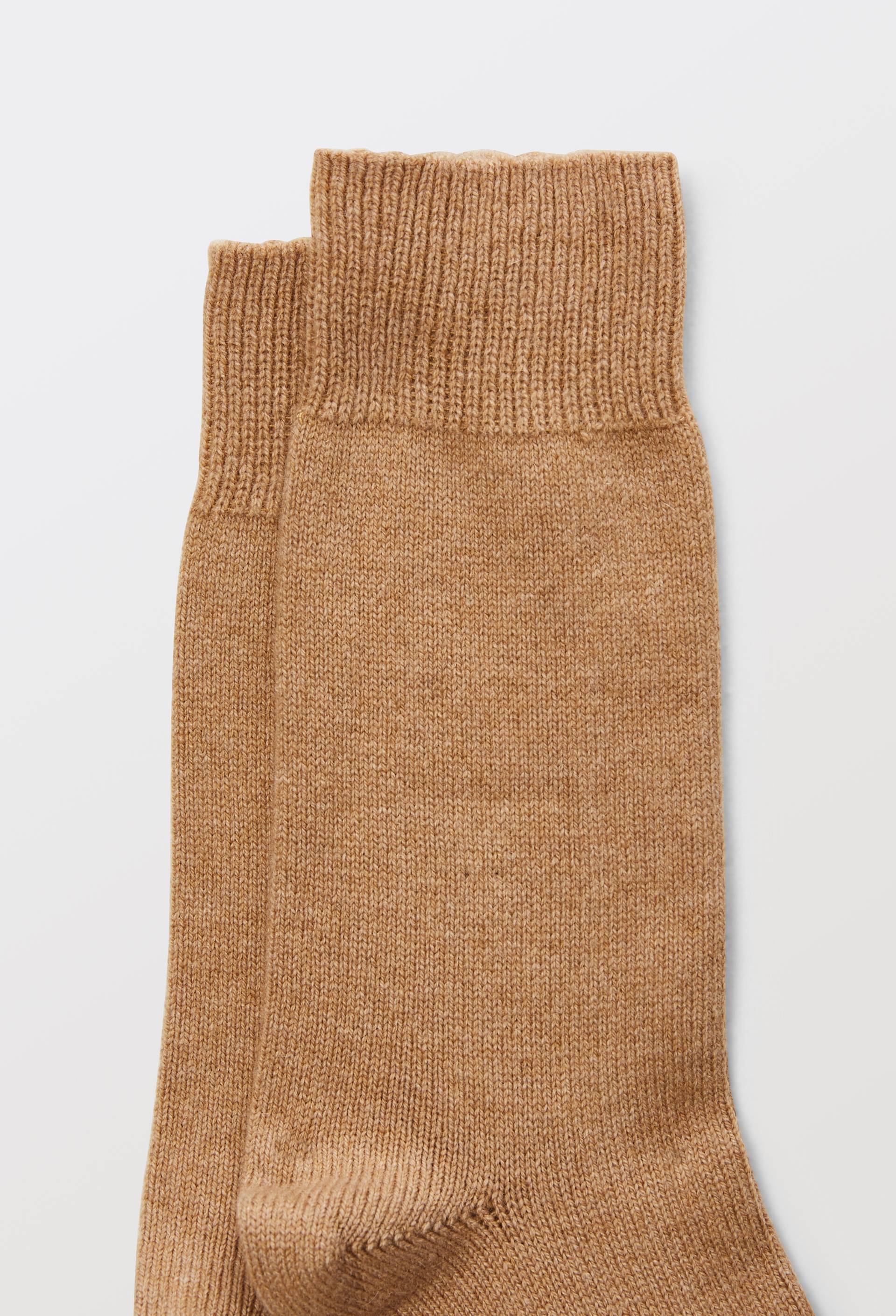 Paire de chaussettes contenant du cachemire Dor&eacute; Dor&eacute;, Beige, large image number 4