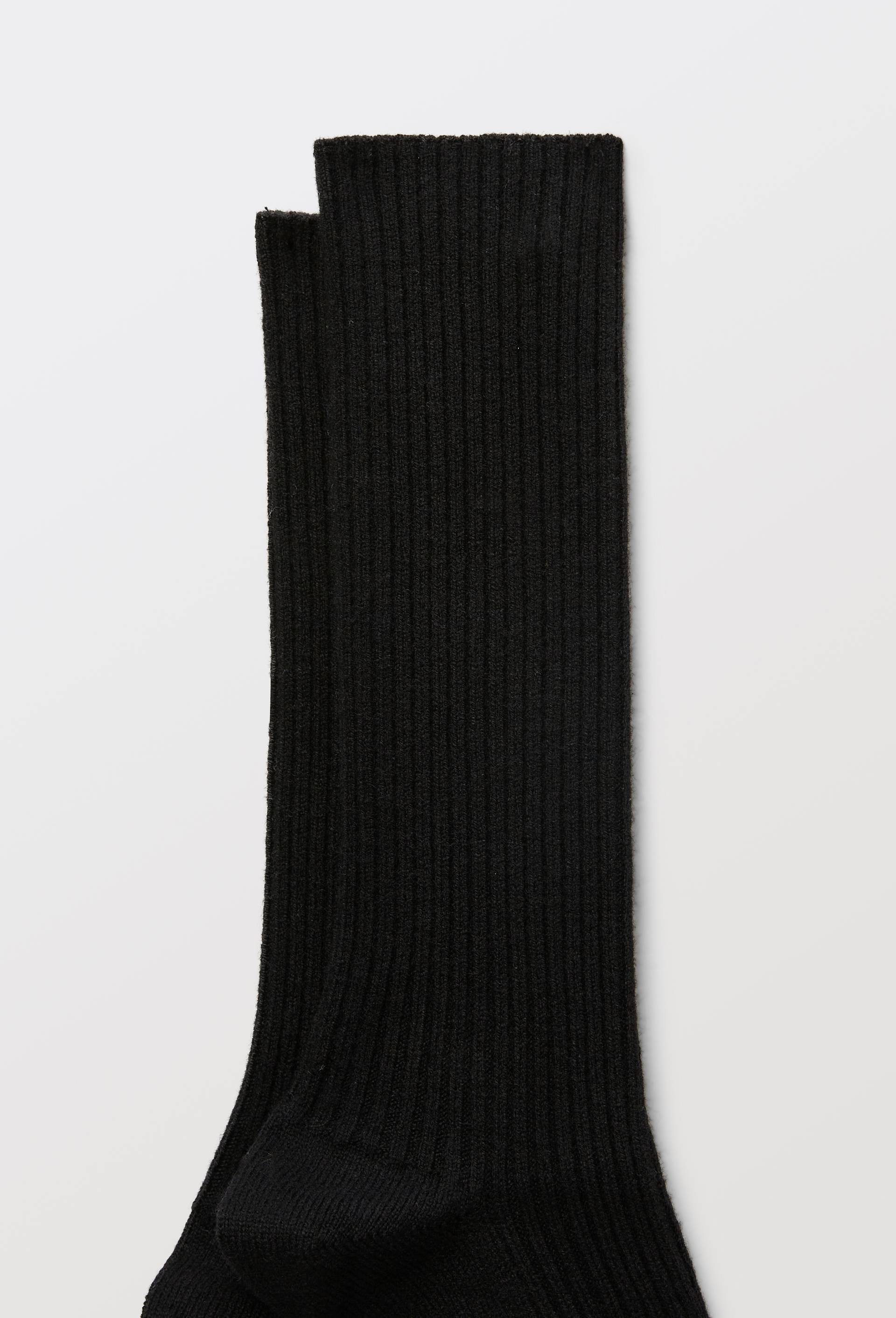 Paire de chaussettes hautes contenant du cachemire Dore Dore, Noir, large image number 2