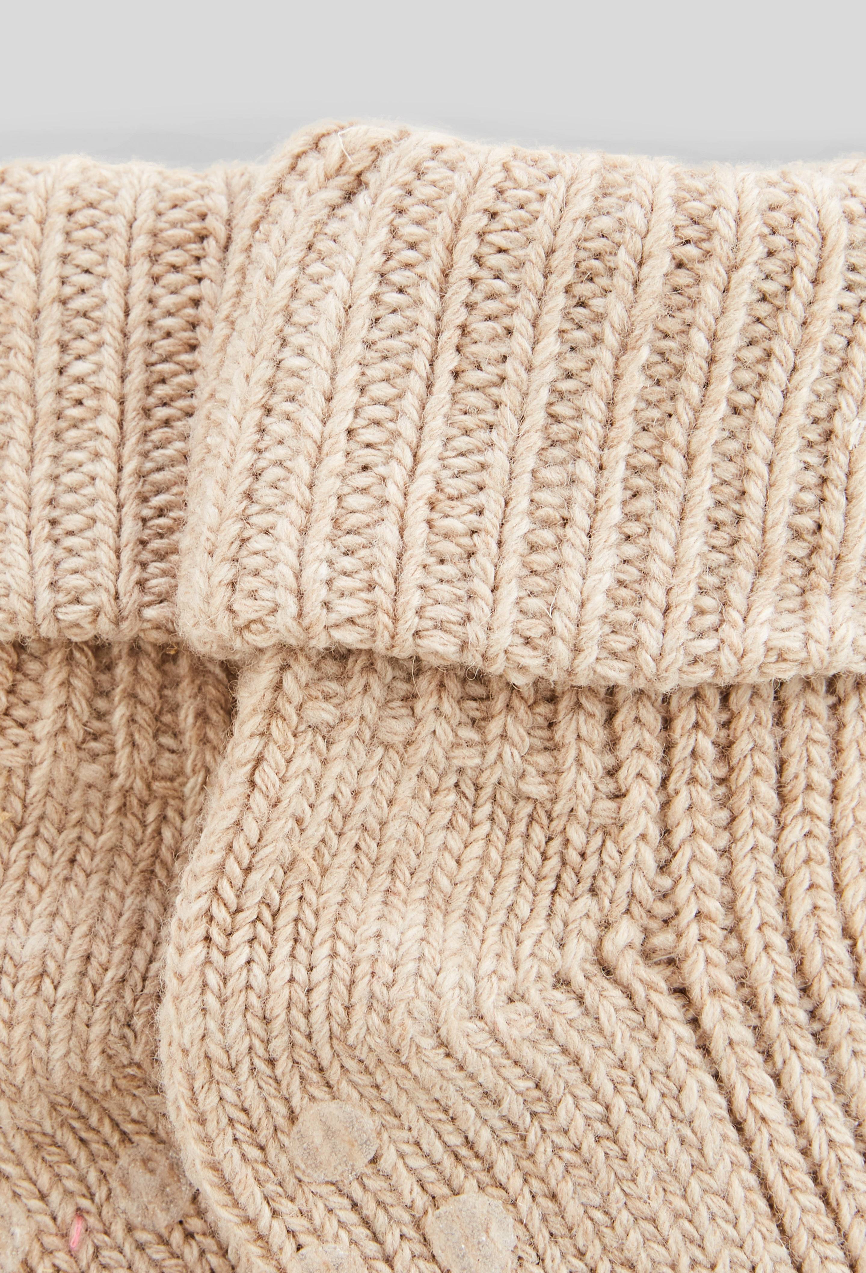 Paire de chaussettes antid&eacute;rapantes, Beige, large image number 1.0