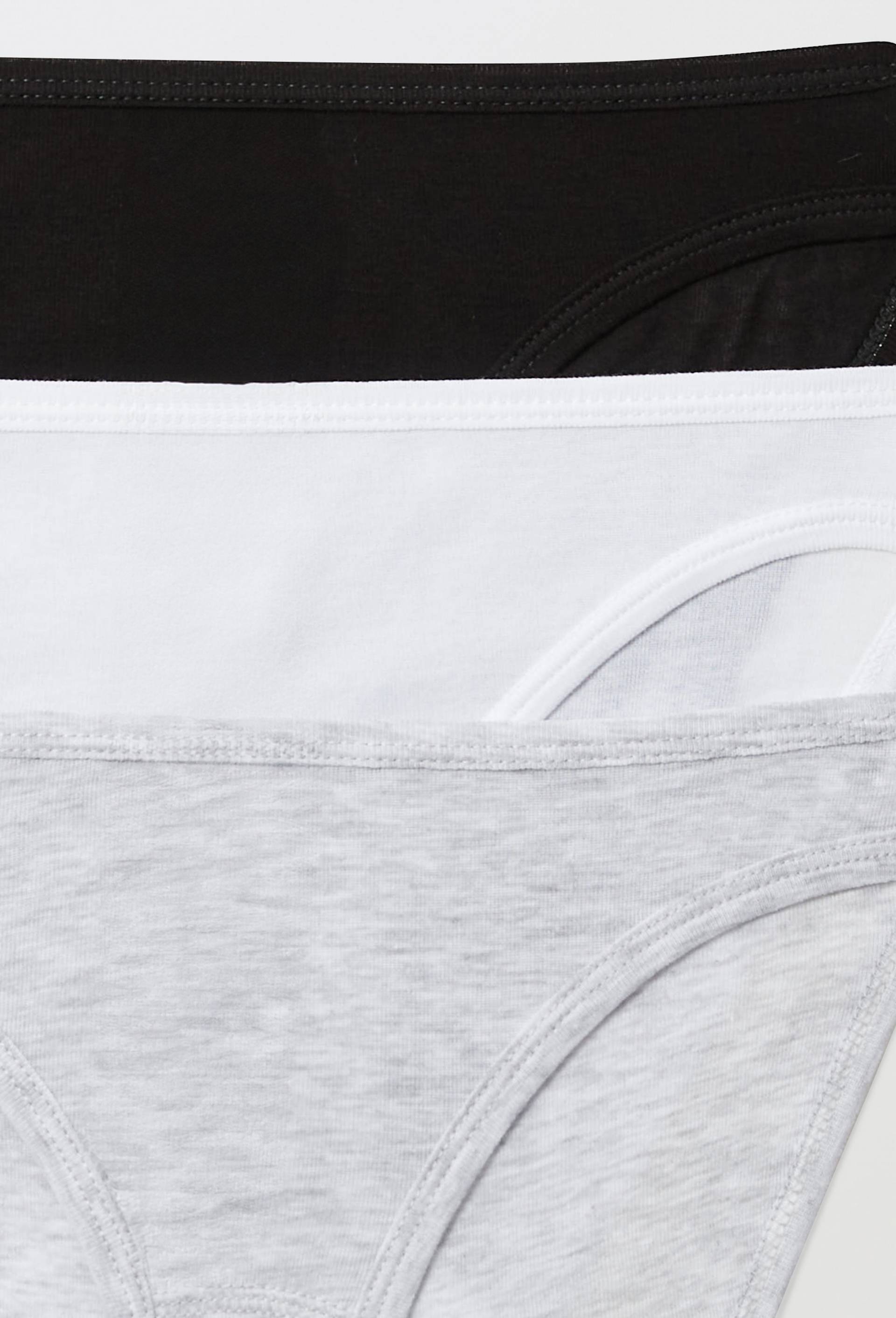 Lot de 3 culottes en coton PETIT BATEAU, Gris, large image number 2.0