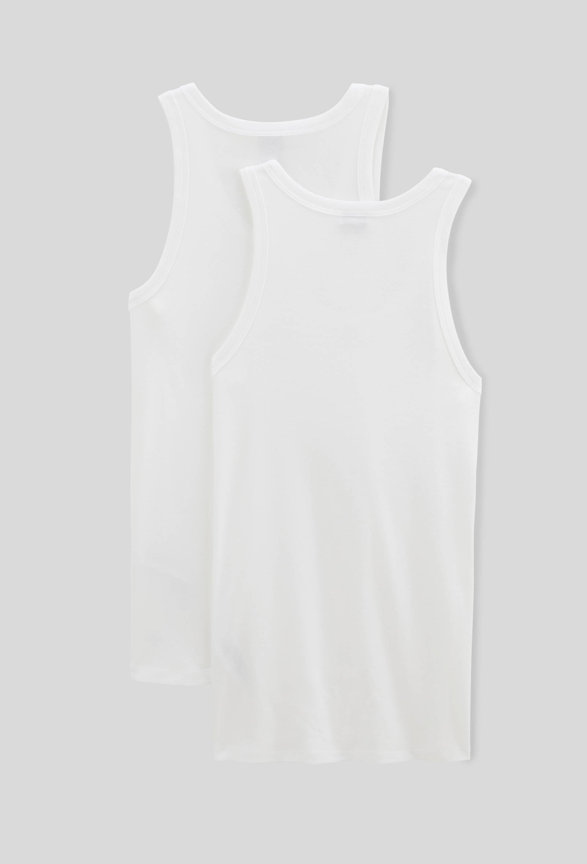 Lot de 2 d&eacute;bardeurs en coton PETIT BATEAU, Blanc, large image number 1