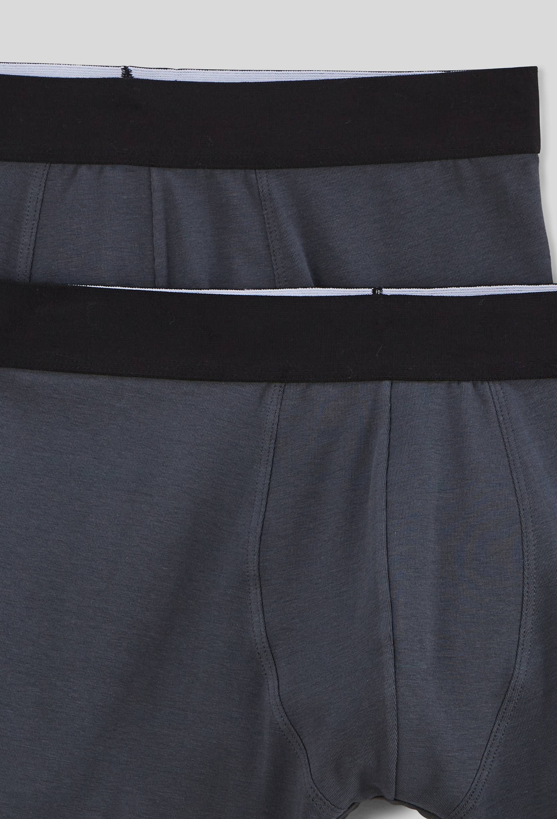 Lot de 2 boxers long premium en coton BIO, Gris foncé, large image number 1.0