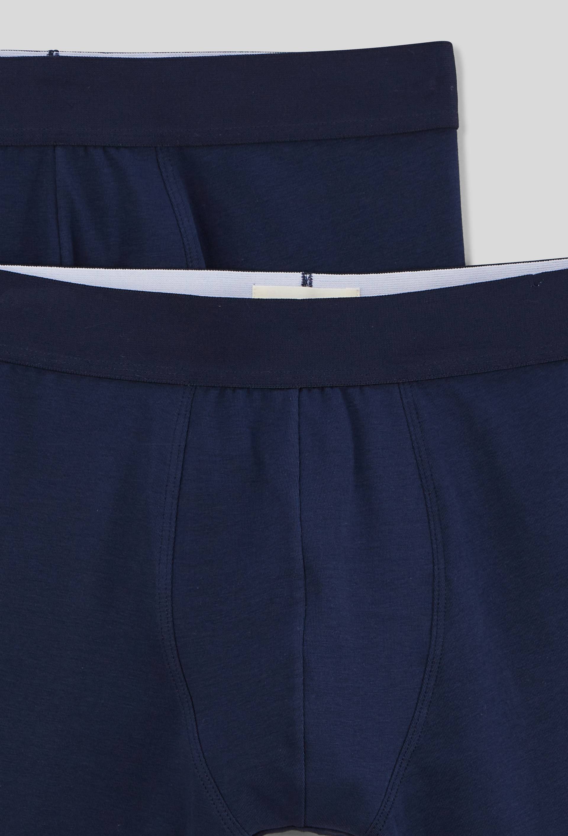 Lot de 2 boxers long premium en coton BIO, Bleu foncé, large image number 1
