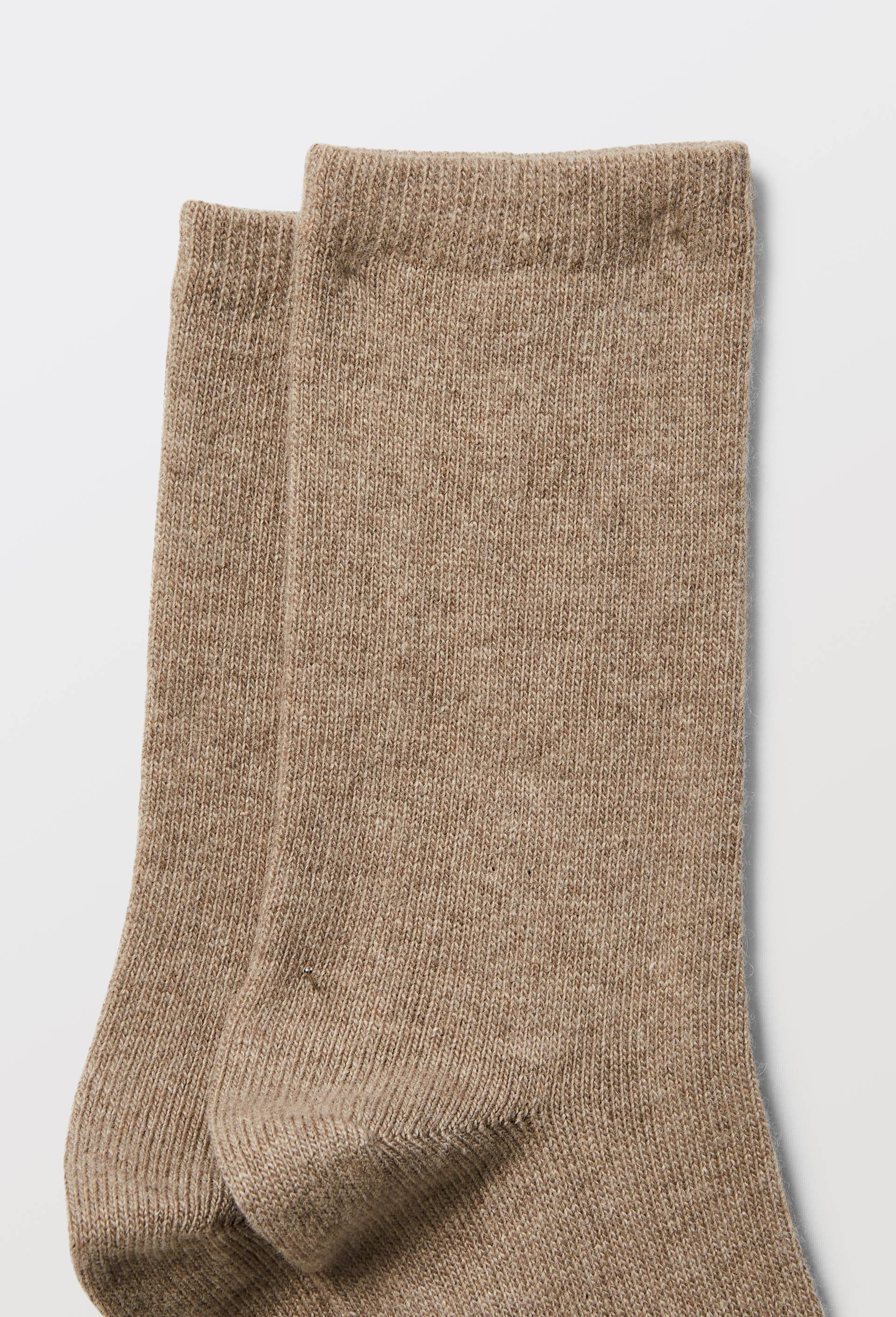 Paire de chaussettes contenant du cachemire Bleufor&ecirc;t, Beige, large image number 1