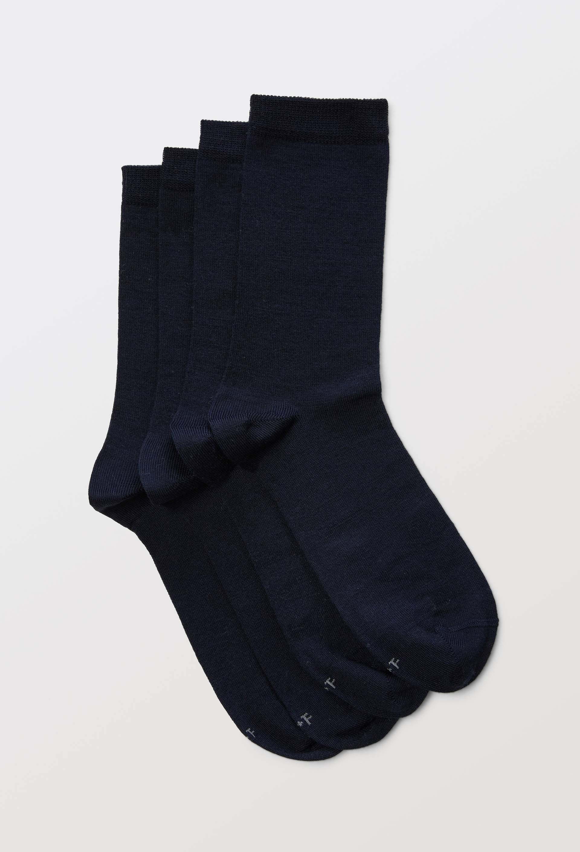 Lot de 2 paires de chaussettes en laine m&eacute;rinos Bleufor&ecirc;t, Bleu fonc&eacute;, large image number 3.0